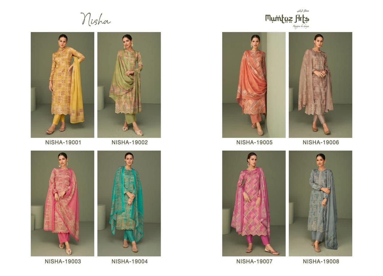 Mumtaz Arts Nisha Pure Lawn Camric Cotton Wholesale Pakistani Salwar Suit Catalog — Wholesale Salwar Suits, MPA wholesale from Surat — view 17