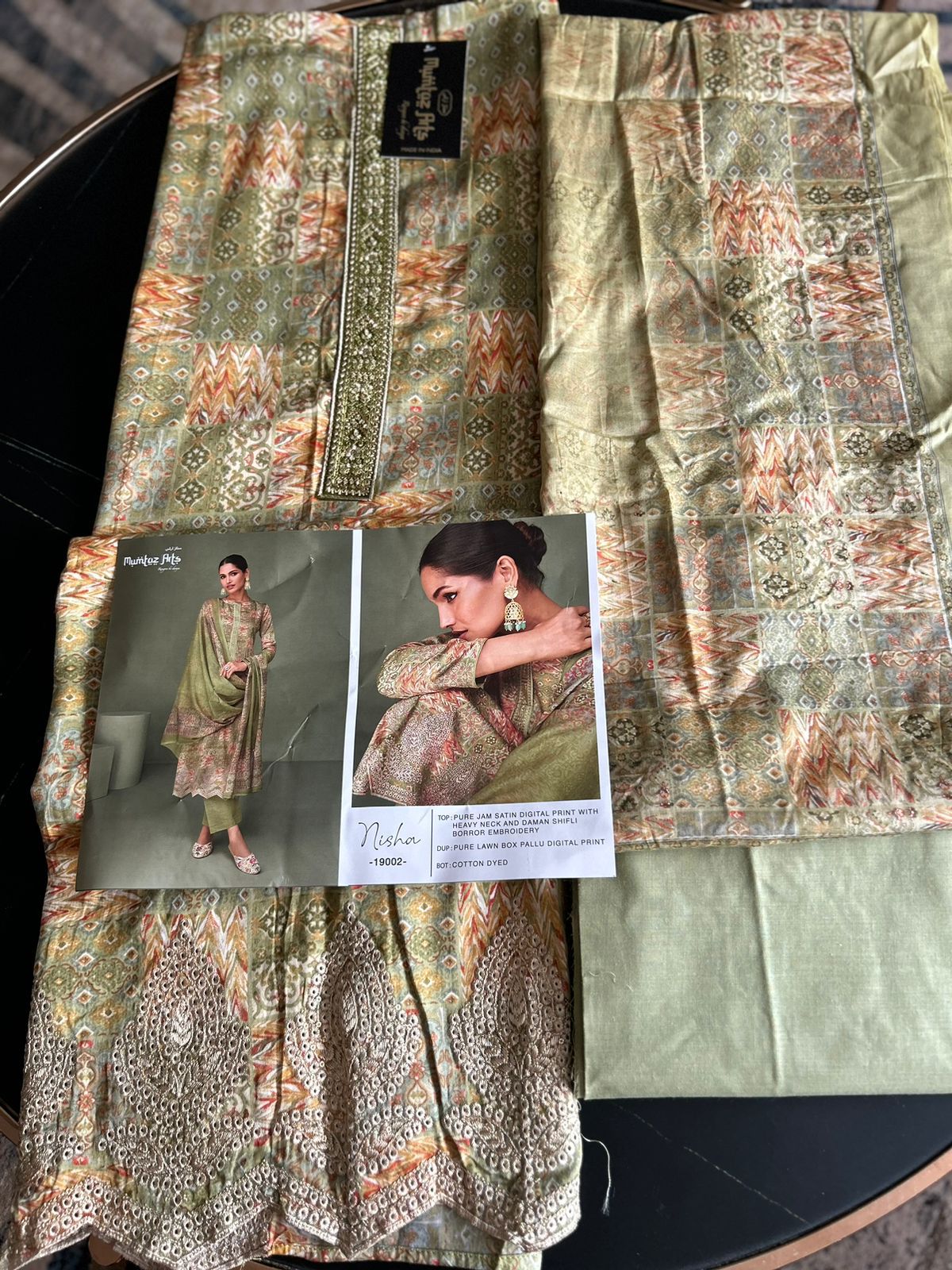Mumtaz Arts Nisha Pure Lawn Camric Cotton Wholesale Pakistani Salwar Suit Catalog — Wholesale Salwar Suits, MPA wholesale from Surat - Gallery Image 9