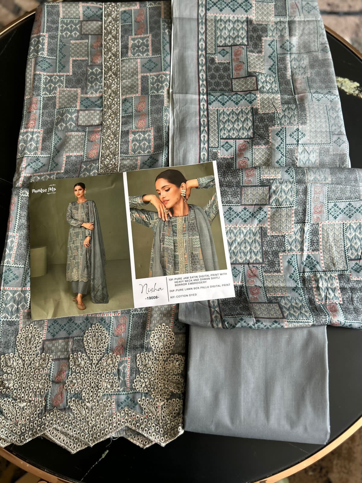 Mumtaz Arts Nisha Pure Lawn Camric Cotton Wholesale Pakistani Salwar Suit Catalog — Wholesale Salwar Suits, MPA wholesale from Surat - Gallery Image 10