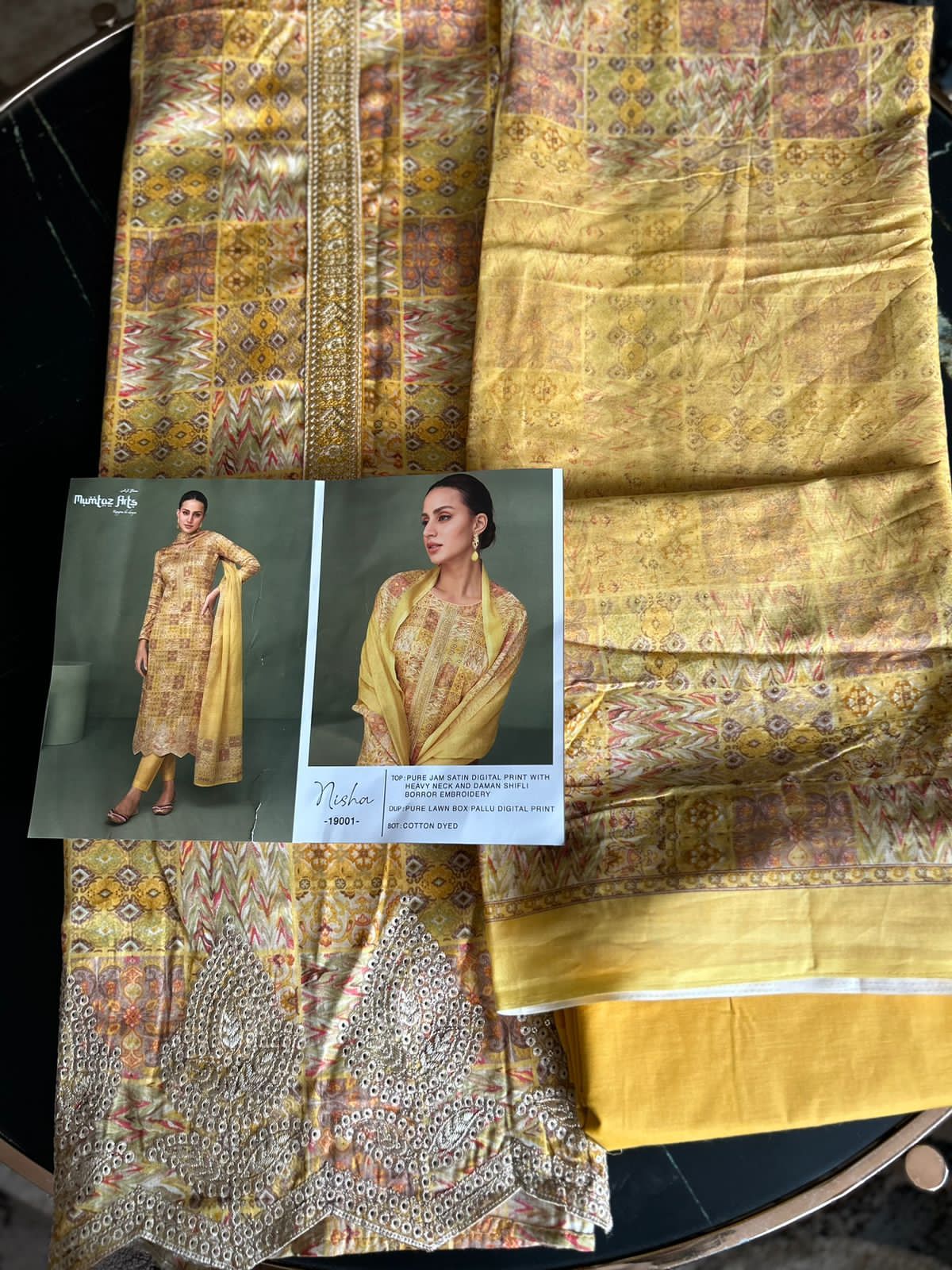 Mumtaz Arts Nisha Pure Lawn Camric Cotton Wholesale Pakistani Salwar Suit Catalog — Wholesale Salwar Suits, MPA wholesale from Surat - Gallery Image 11