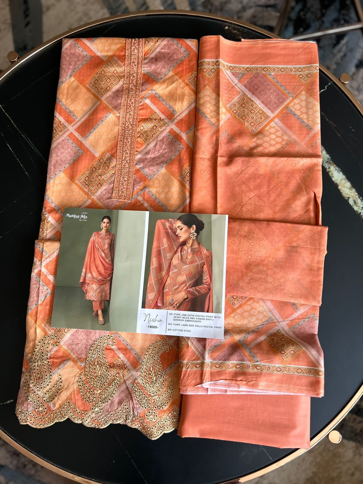 Mumtaz Arts Nisha Pure Lawn Camric Cotton Wholesale Pakistani Salwar Suit Catalog — Wholesale Salwar Suits, MPA wholesale from Surat - Gallery Image 12