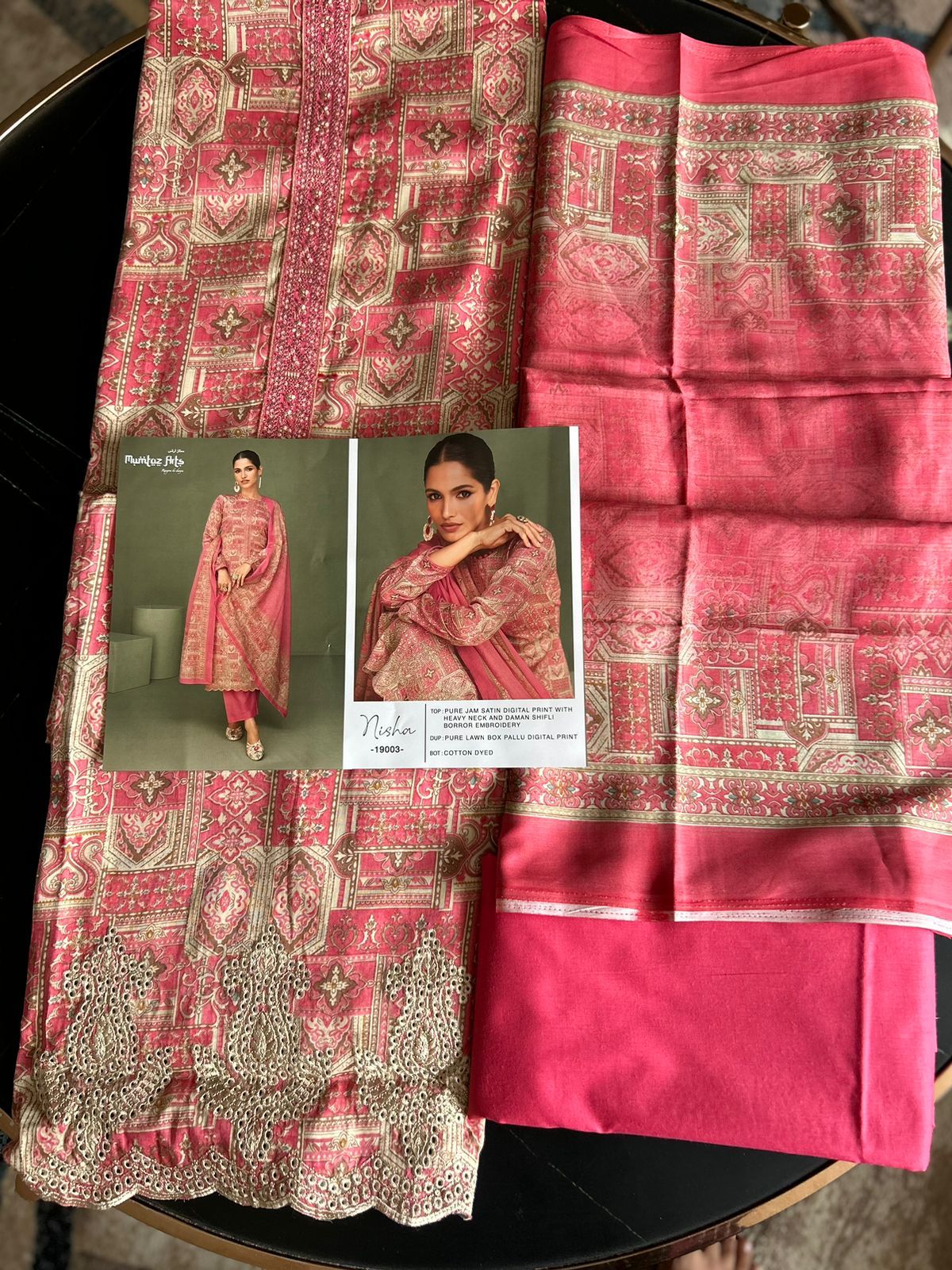 Mumtaz Arts Nisha Pure Lawn Camric Cotton Wholesale Pakistani Salwar Suit Catalog — Wholesale Salwar Suits, MPA wholesale from Surat - Gallery Image 14