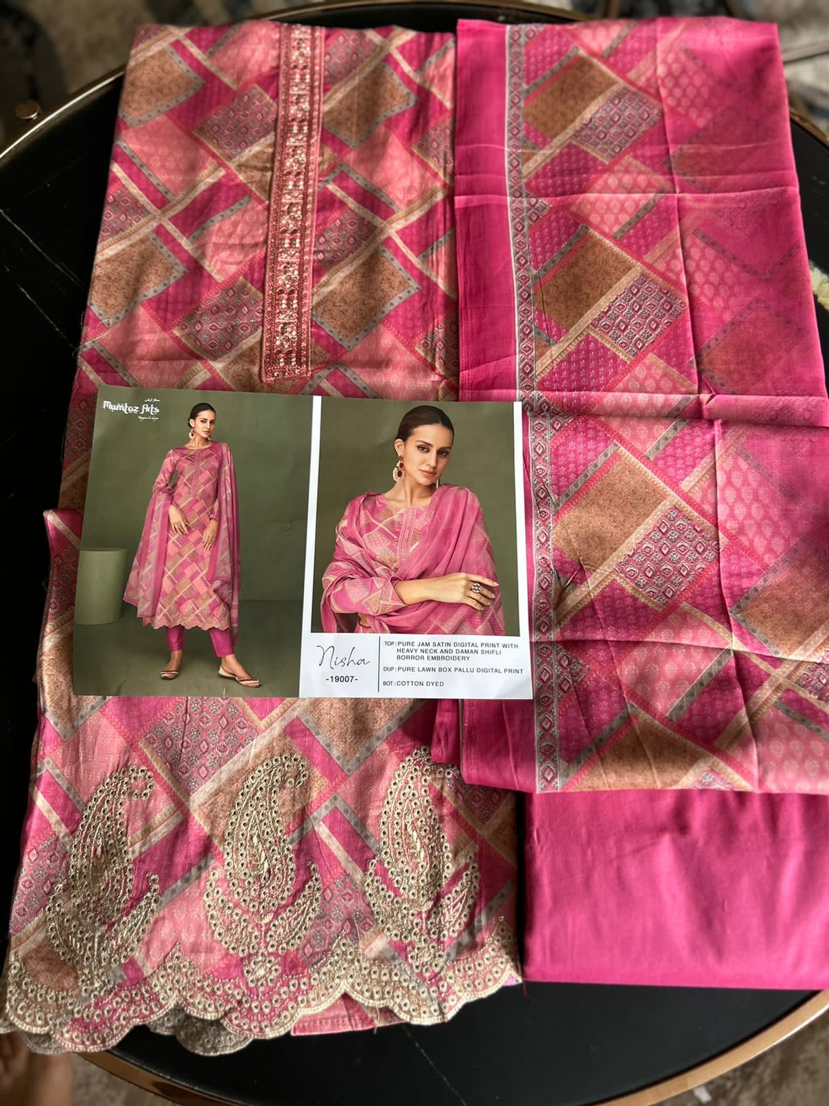 Mumtaz Arts Nisha Pure Lawn Camric Cotton Wholesale Pakistani Salwar Suit Catalog — Wholesale Salwar Suits, MPA wholesale from Surat - Gallery Image 15