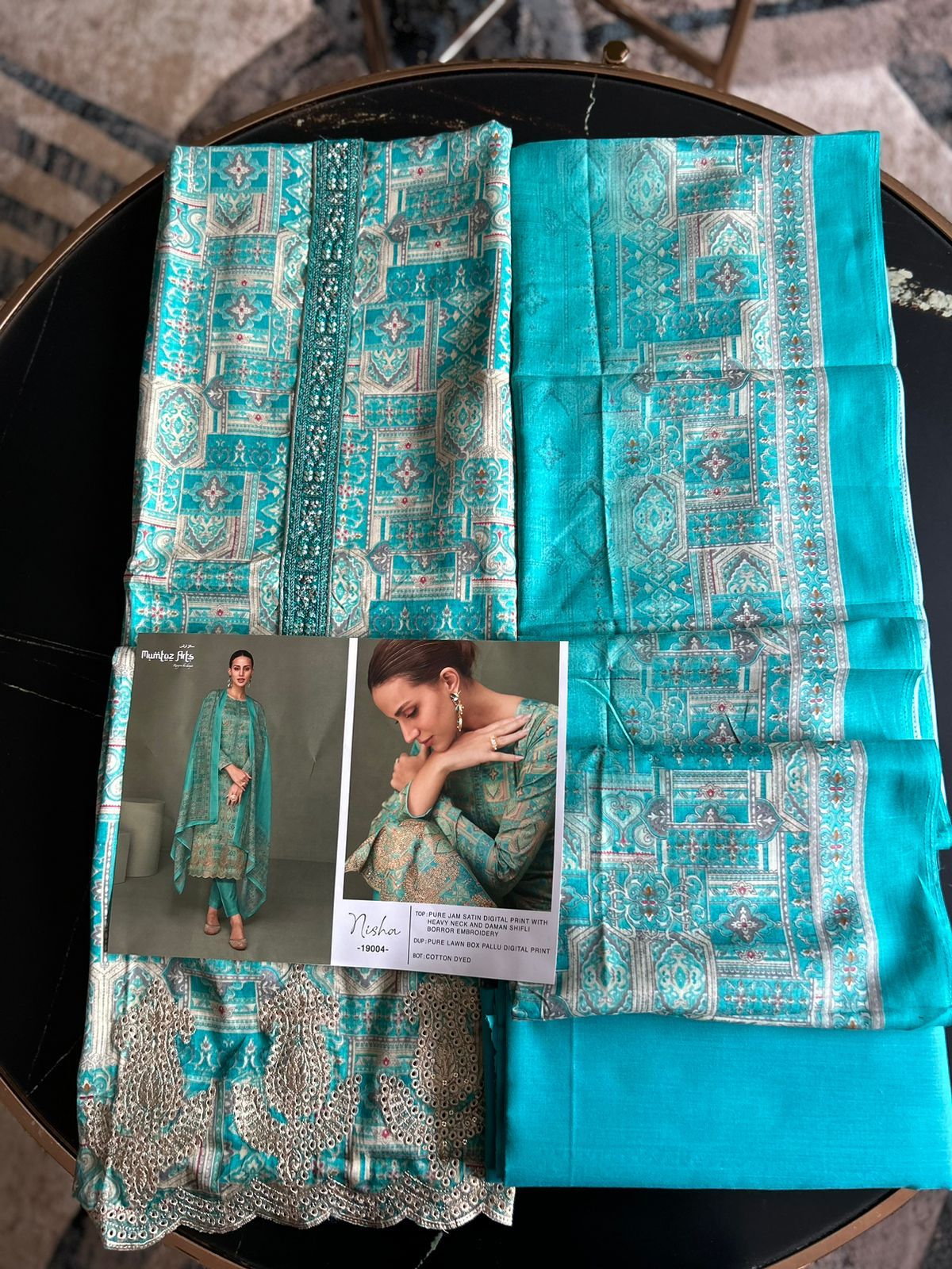 Mumtaz Arts Nisha Pure Lawn Camric Cotton Wholesale Pakistani Salwar Suit Catalog — Wholesale Salwar Suits, MPA wholesale from Surat - Gallery Image 16