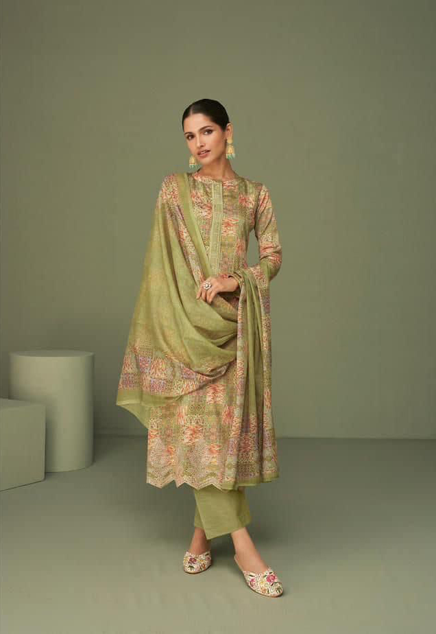 Mumtaz Arts Nisha Pure Lawn Camric Cotton Wholesale Pakistani Salwar Suit Catalog — Wholesale Salwar Suits, MPA wholesale from Surat - Gallery Image 4