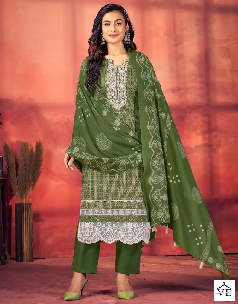 Bipson Nissan 2215 Pure Cotton Wholesale Salwar Suit Catalog — Wholesale Salwar Suits, MPA wholesale from Surat — view 1