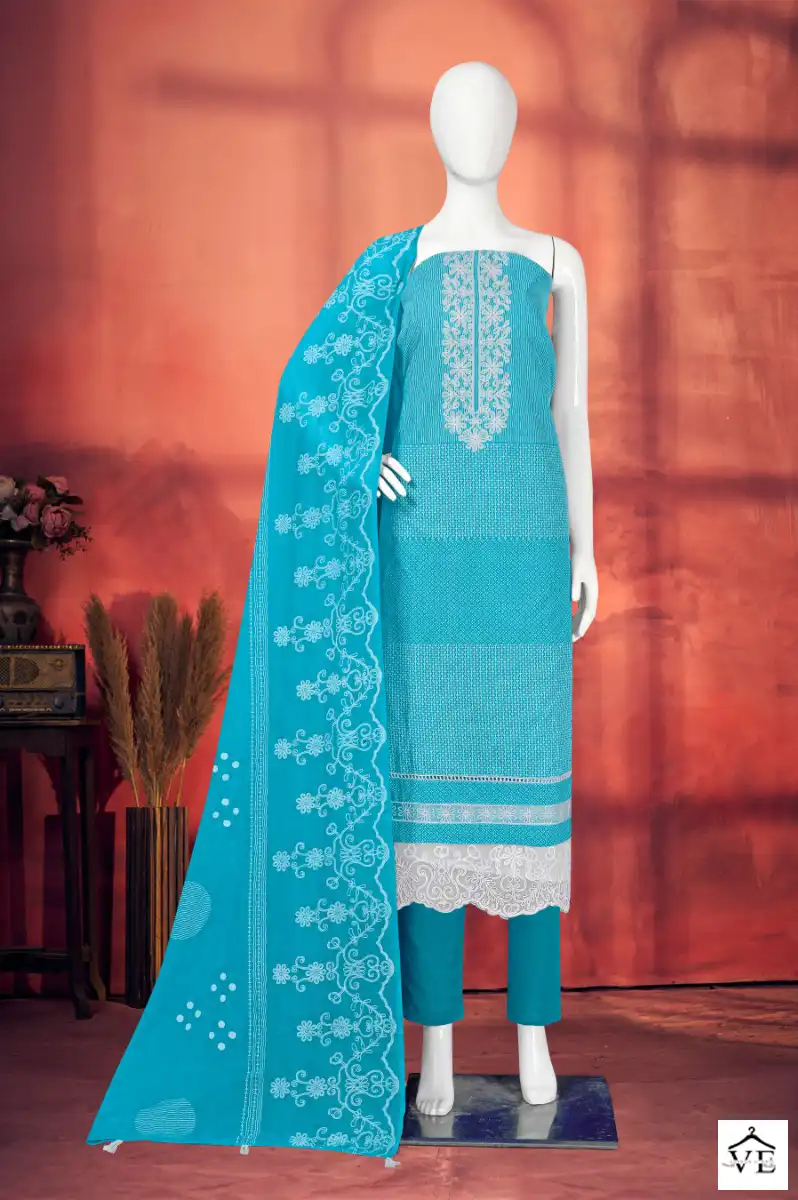 Bipson Nissan 2215 Pure Cotton Wholesale Salwar Suit Catalog — Wholesale Salwar Suits, MPA wholesale from Surat - Gallery Image 3