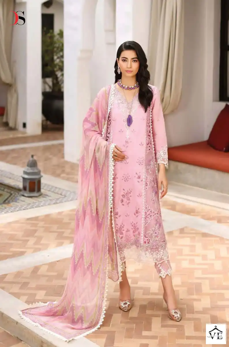 Deepsy Suits Noor Luxury Chikankari Lawn 23 Cotton Wholesale Pakistani Salwar Suit Catalog — Wholesale Salwar Suits, MPA wholesale from Surat - Gallery Image 3