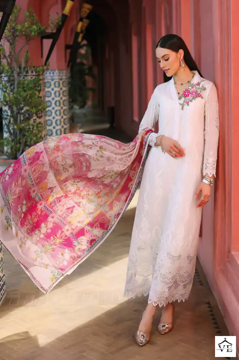 Deepsy Suits Noor Luxury Chikankari Lawn 23 Cotton Wholesale Pakistani Salwar Suit Catalog — Wholesale Salwar Suits, MPA wholesale from Surat - Gallery Image 5