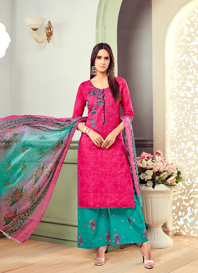 Belliza Designer Nafisa Cotton Wholesale Salwar Suit Catalog — Wholesale Salwar Suits, Belliza Designer wholesale from Surat - Gallery Image 8
