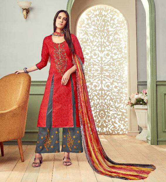 Belliza Designer Nafisa Cotton Wholesale Salwar Suit Catalog — Wholesale Salwar Suits, Belliza Designer wholesale from Surat - Gallery Image 6