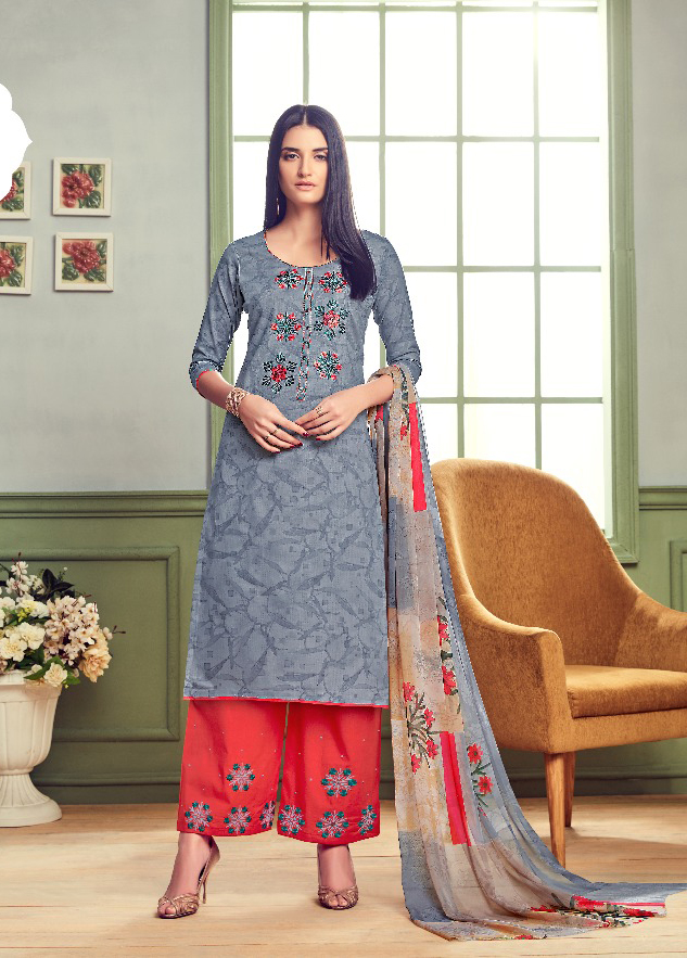 Belliza Designer Nafisa Cotton Wholesale Salwar Suit Catalog — Wholesale Salwar Suits, Belliza Designer wholesale from Surat - Gallery Image 7