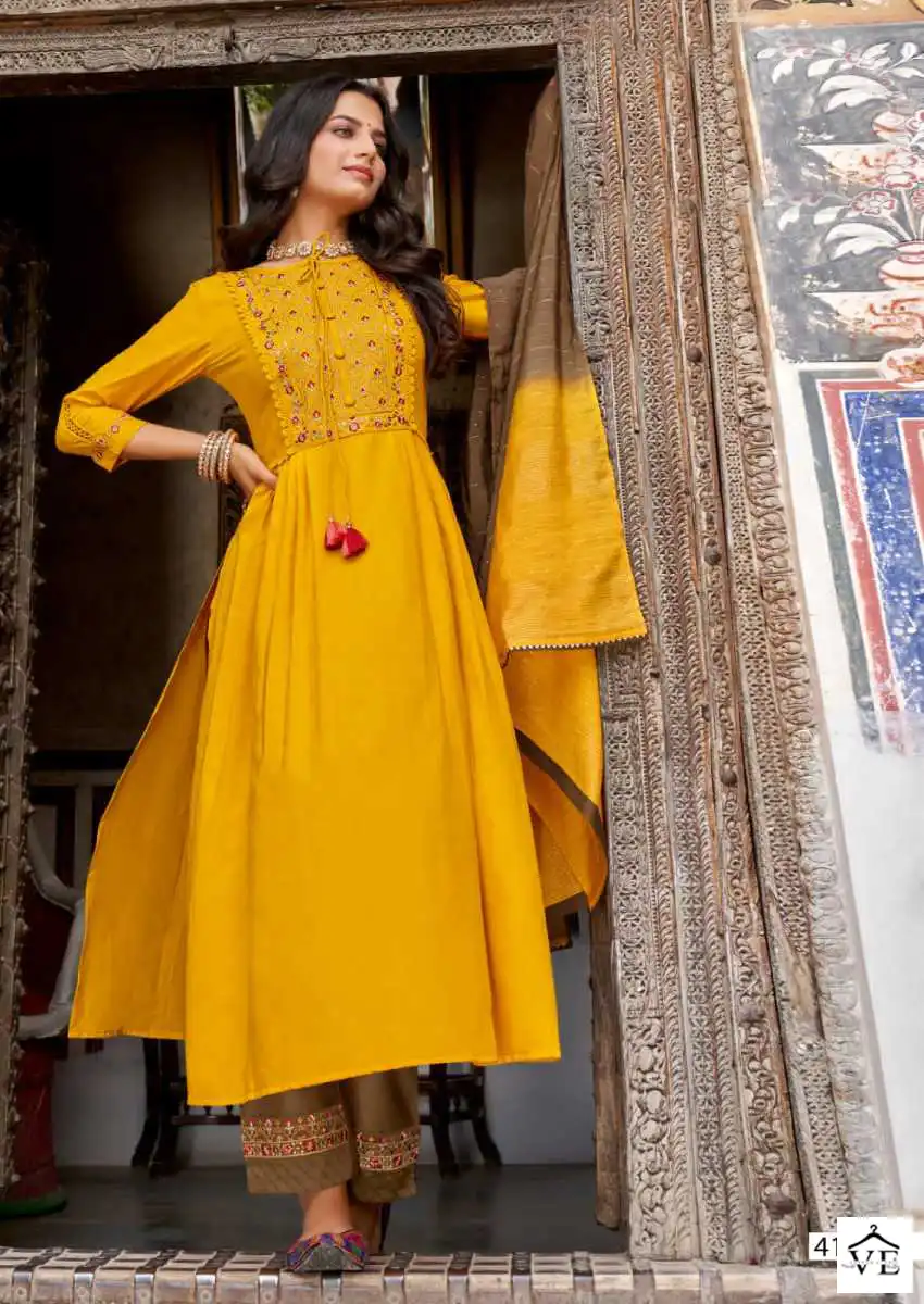 Vardan Ethnic Naira Viscose Wholesale Designer Readymade Salwar Suit Catalog — Wholesale Salwar Suits, MPA wholesale from Surat - Gallery Image 6