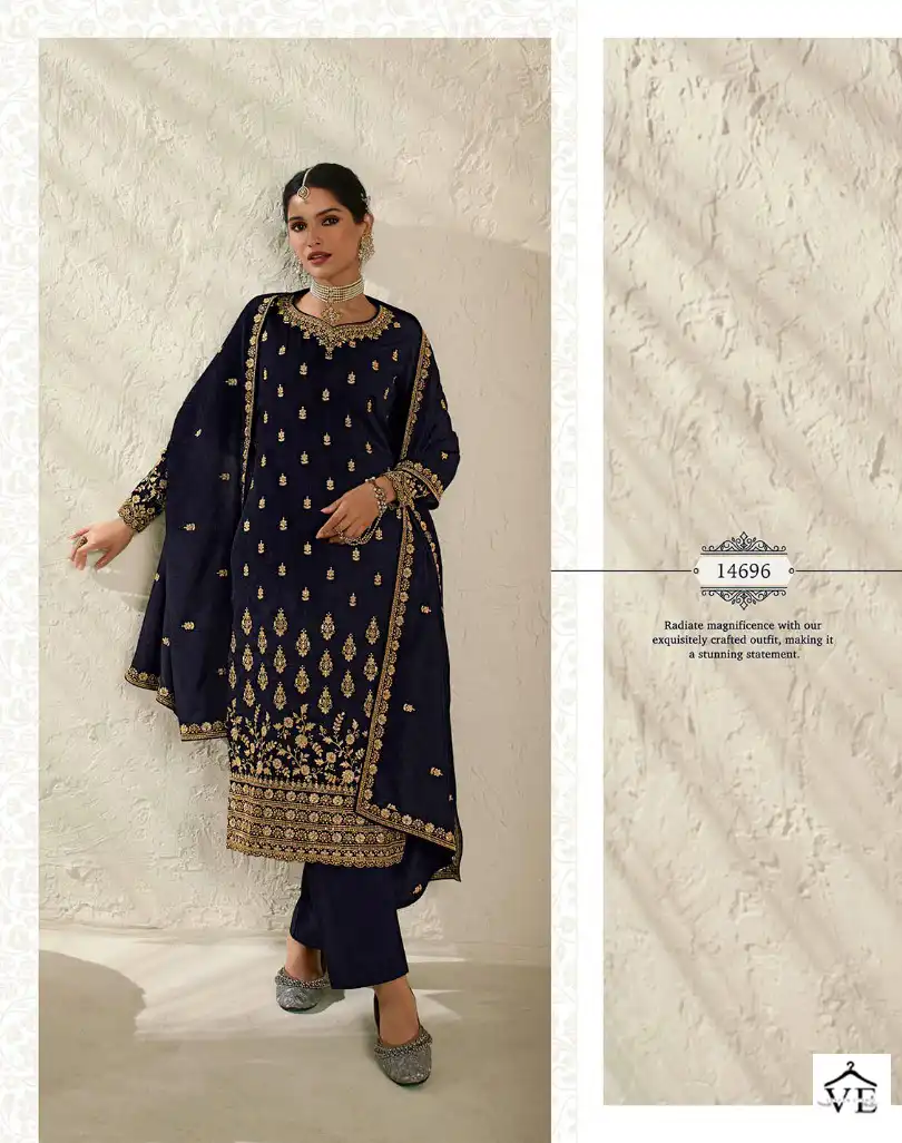 Zisa Nargis2 Blooming Silk Georgette Wholesale Designer Salwar Suit Catalog — Wholesale Salwar Suits, MPA wholesale from Surat - Gallery Image 2