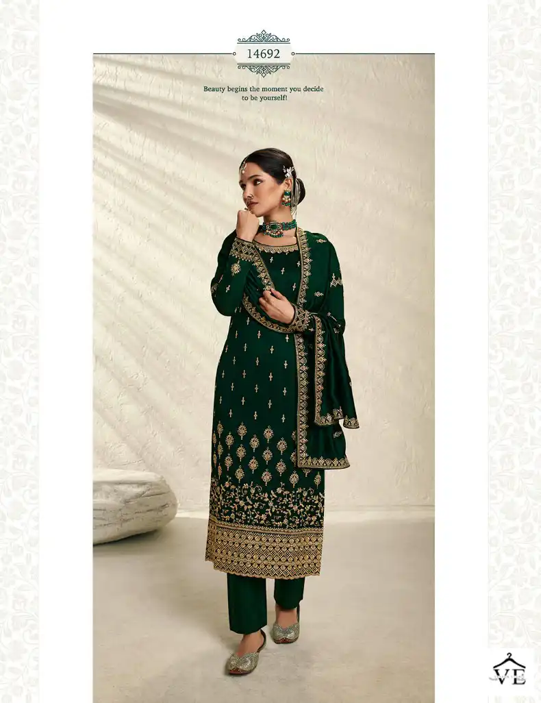 Zisa Nargis2 Blooming Silk Georgette Wholesale Designer Salwar Suit Catalog — Wholesale Salwar Suits, MPA wholesale from Surat - Gallery Image 6