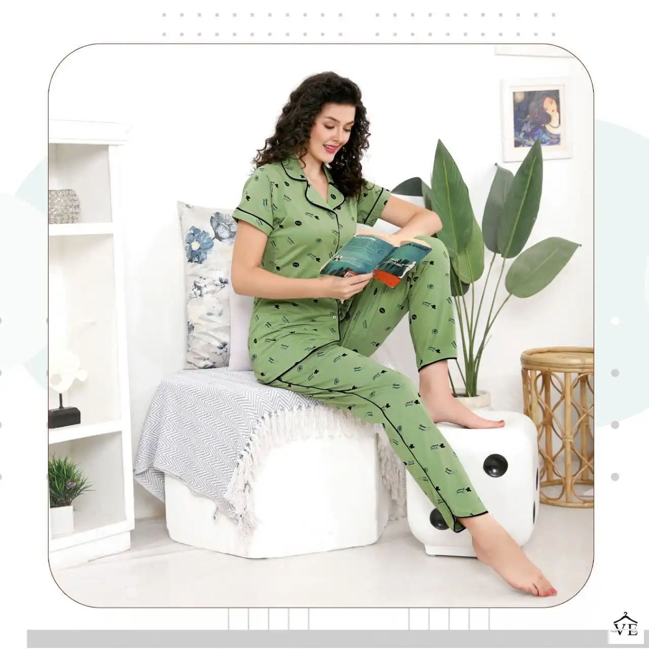 Wooglee Night Out Vol 2 170 Gsm Hosiery Cotton Wholesale Night Wear Catalog — Wholesale, MPA wholesale from Surat — view 11