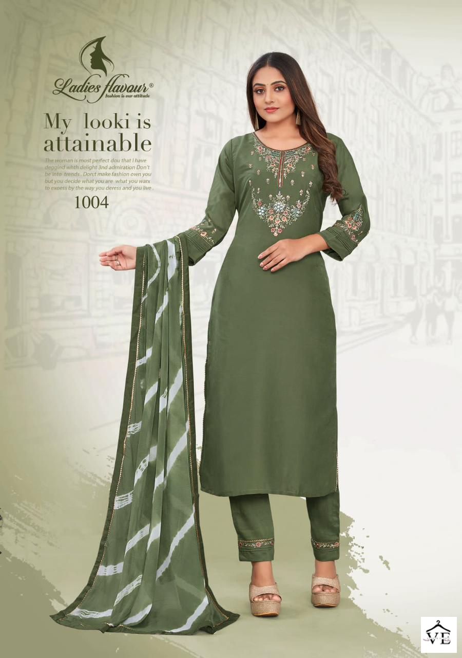 Ladies Flavour Noori Heavy Chinon Wholesale Readymade Suits Catalog — Wholesale Salwar Suits, MPA wholesale from Surat - Gallery Image 4