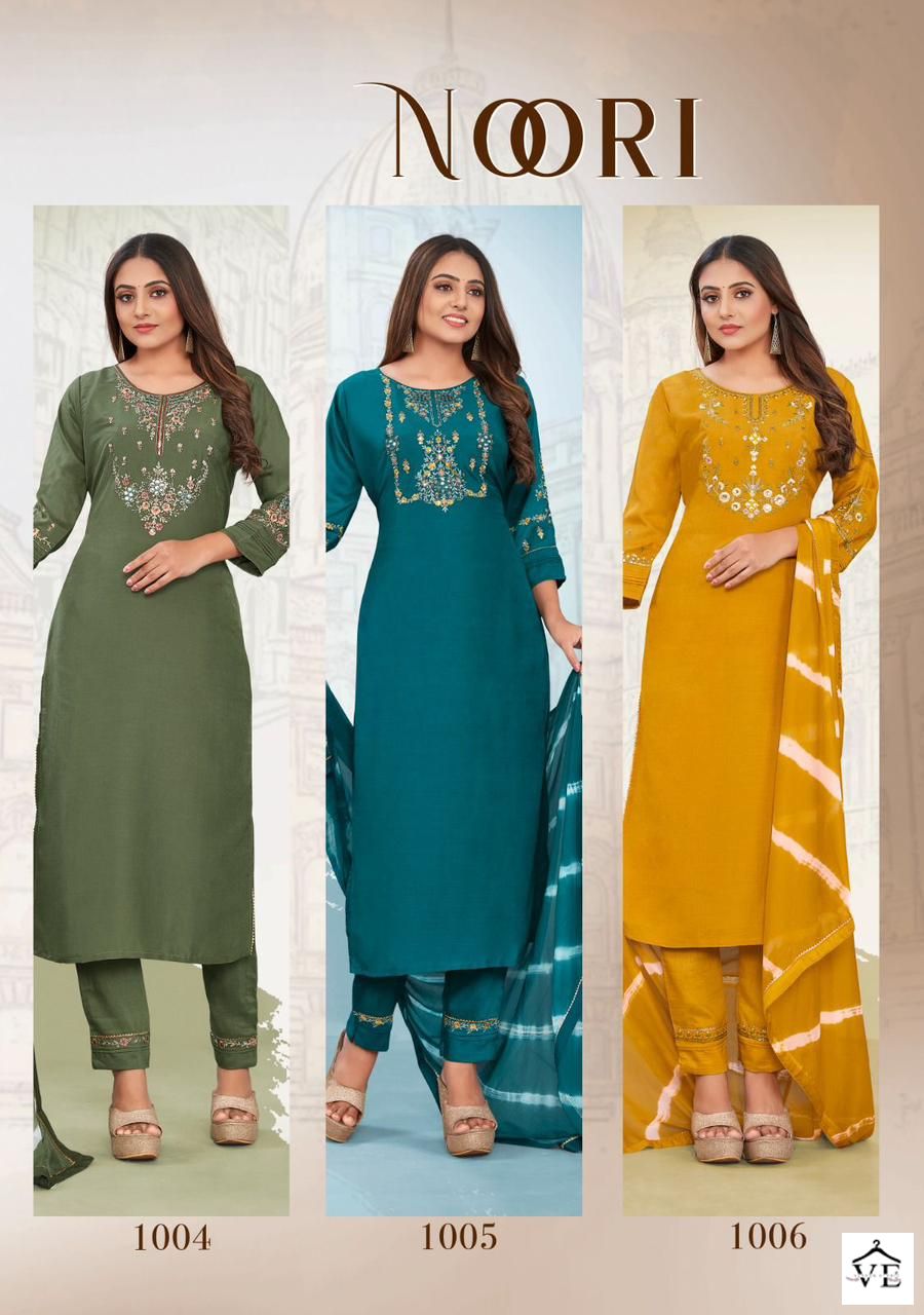 Ladies Flavour Noori Heavy Chinon Wholesale Readymade Suits Catalog — Wholesale Salwar Suits, MPA wholesale from Surat — view 7