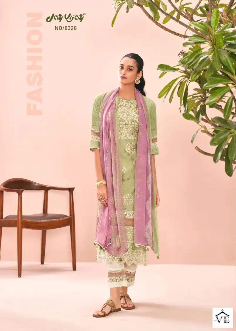 Jayvijay Oksana Vol 2 Pure Cotton Wholesale Designer Salwar Suit Catalog — Wholesale Salwar Suits, MPA wholesale from Surat - Gallery Image 4