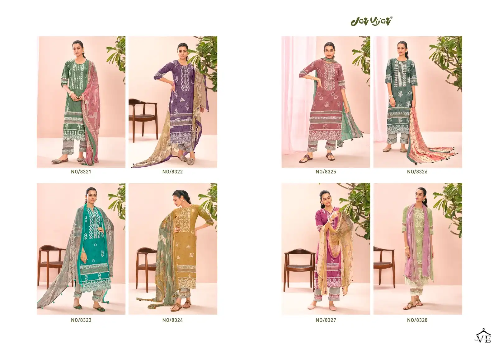 Jayvijay Oksana Vol 2 Pure Cotton Wholesale Designer Salwar Suit Catalog — Wholesale Salwar Suits, MPA wholesale from Surat — view 6
