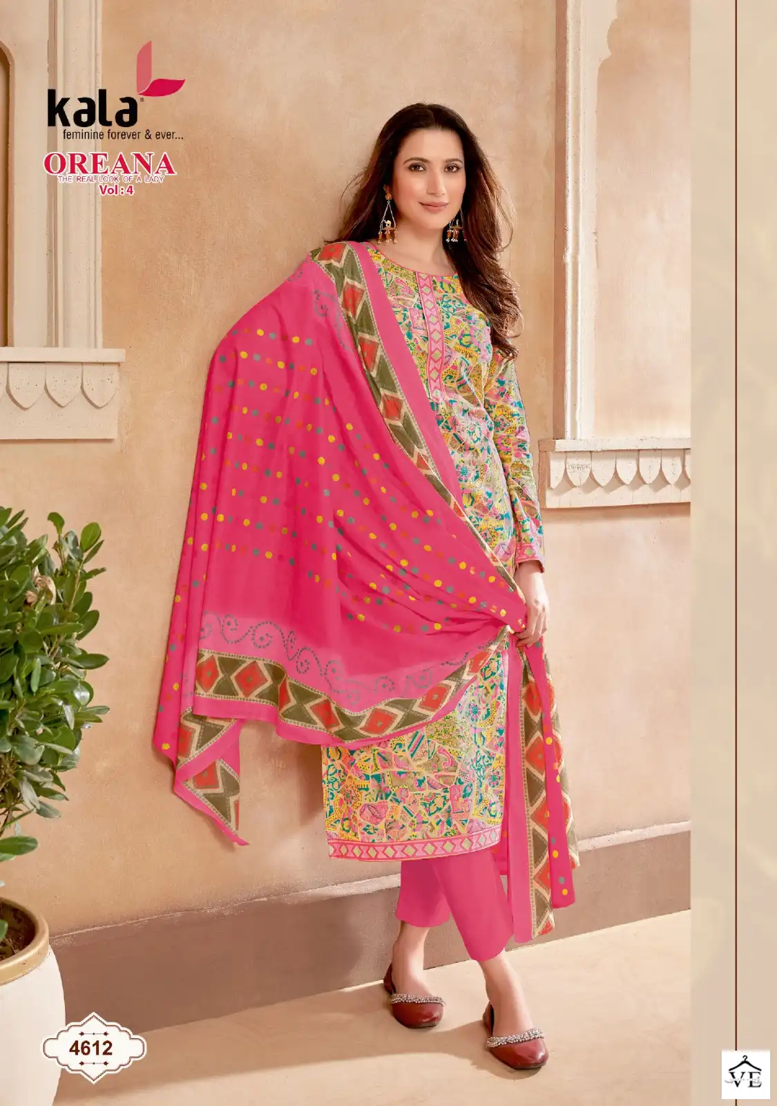Kala Fashion Oreana Vol 4 Cotton Wholesale Readymade Suits Catalog — Wholesale Salwar Suits, MPA wholesale from Surat - Gallery Image 5