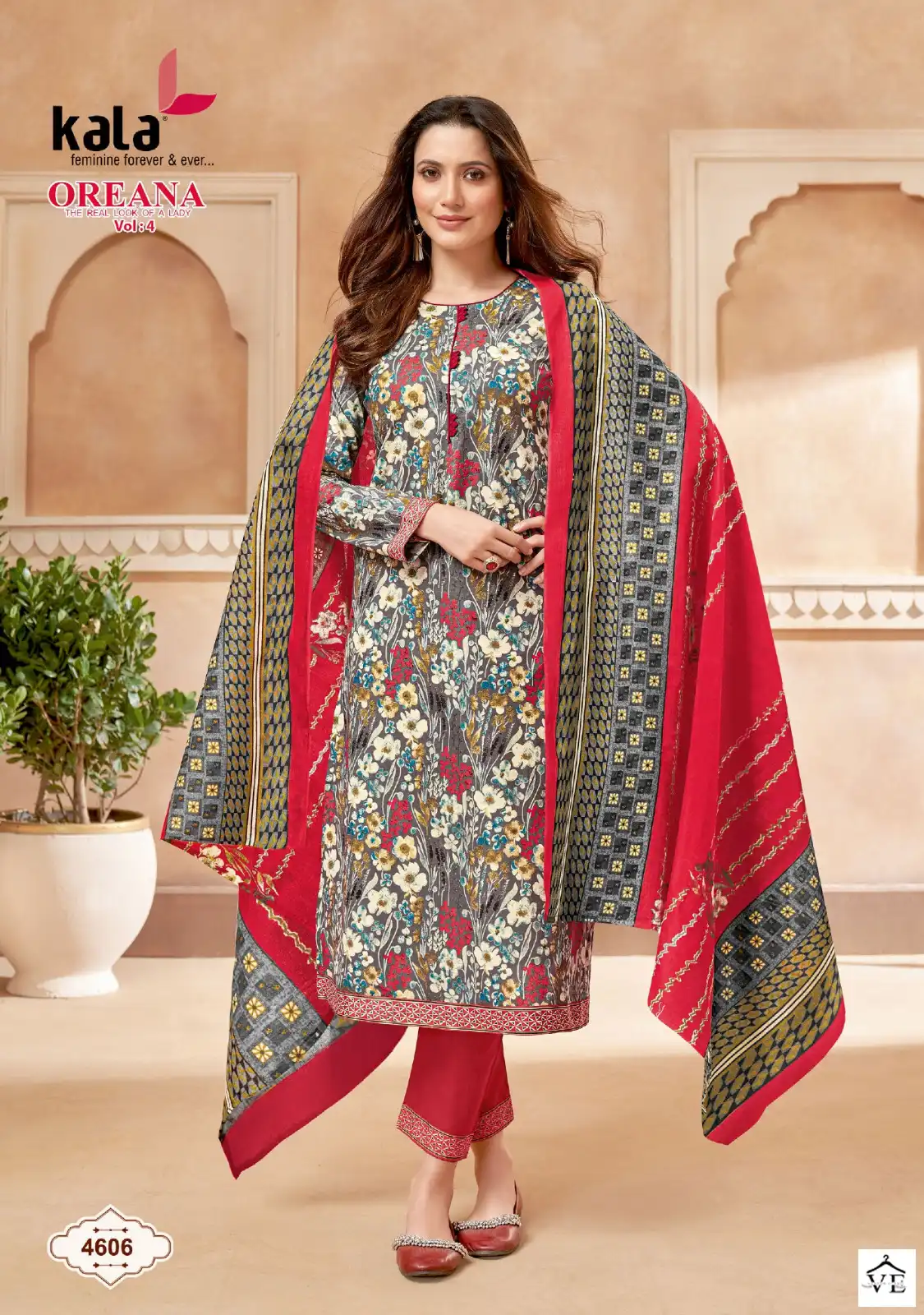 Kala Fashion Oreana Vol 4 Cotton Wholesale Readymade Suits Catalog — Wholesale Salwar Suits, MPA wholesale from Surat - Gallery Image 10
