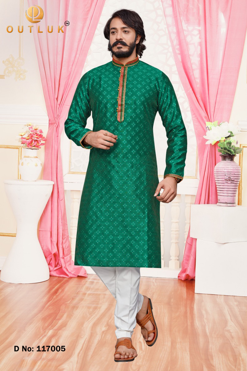 Outluk Vol 117 Jacquard Wholesale Kurta With Bottom Catalog - Image 2