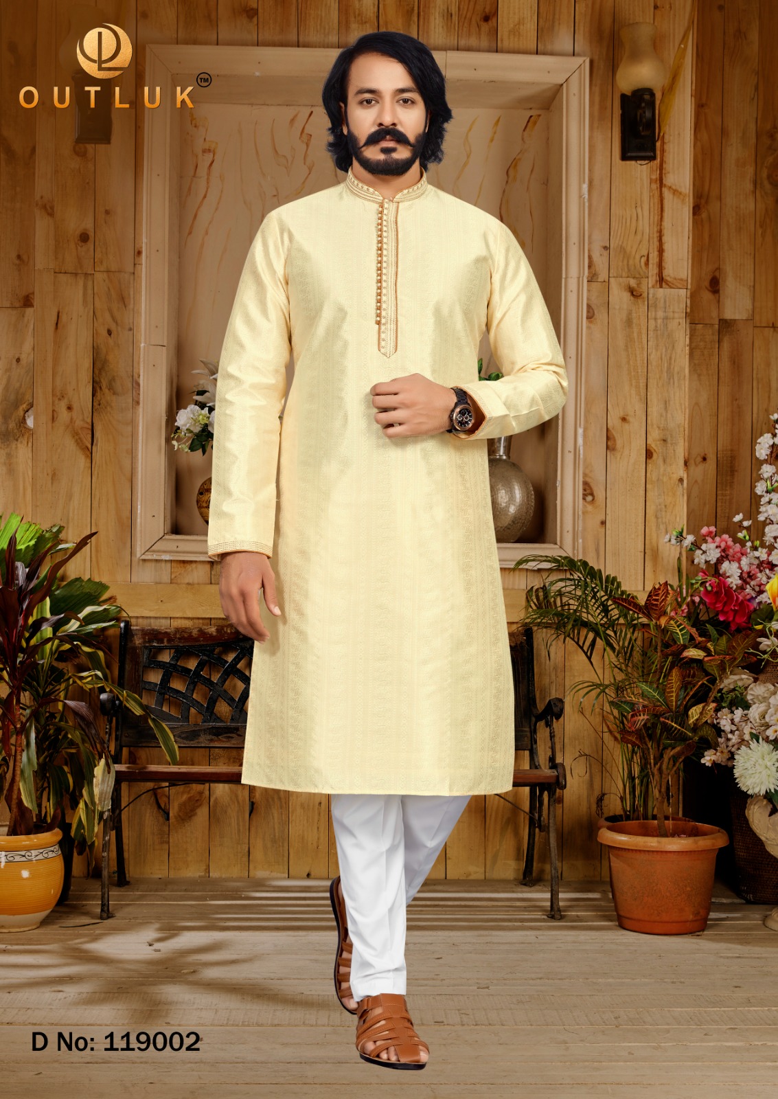 Outluk Vol 119 Jacquard Wholesale Kurta With Bottom Catalog - Image 2