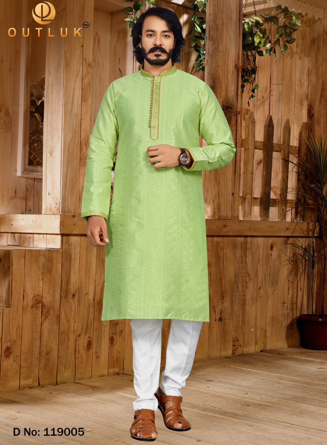 Outluk Vol 119 Jacquard Wholesale Kurta With Bottom Catalog - Image 6