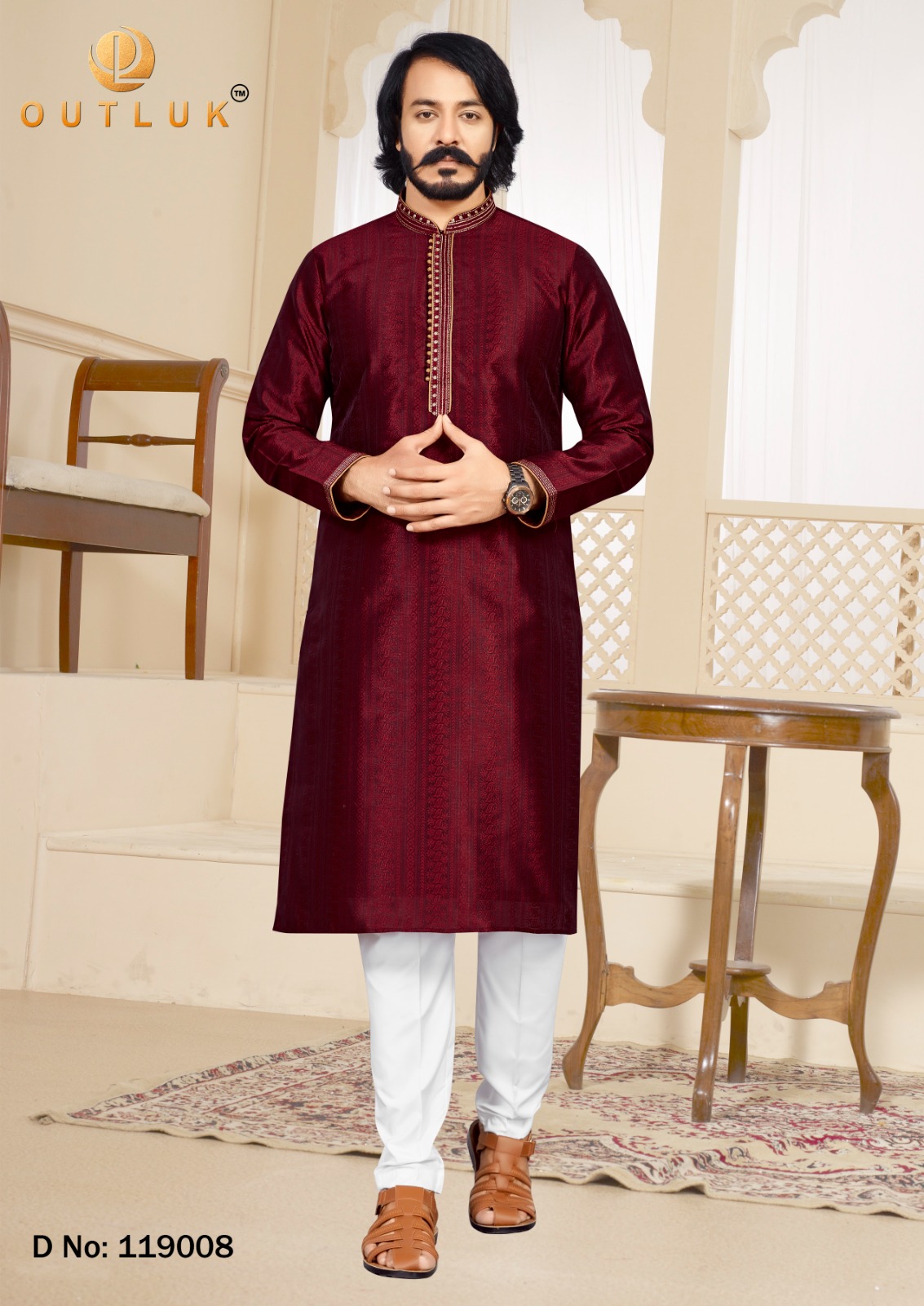 Outluk Vol 119 Jacquard Wholesale Kurta With Bottom Catalog