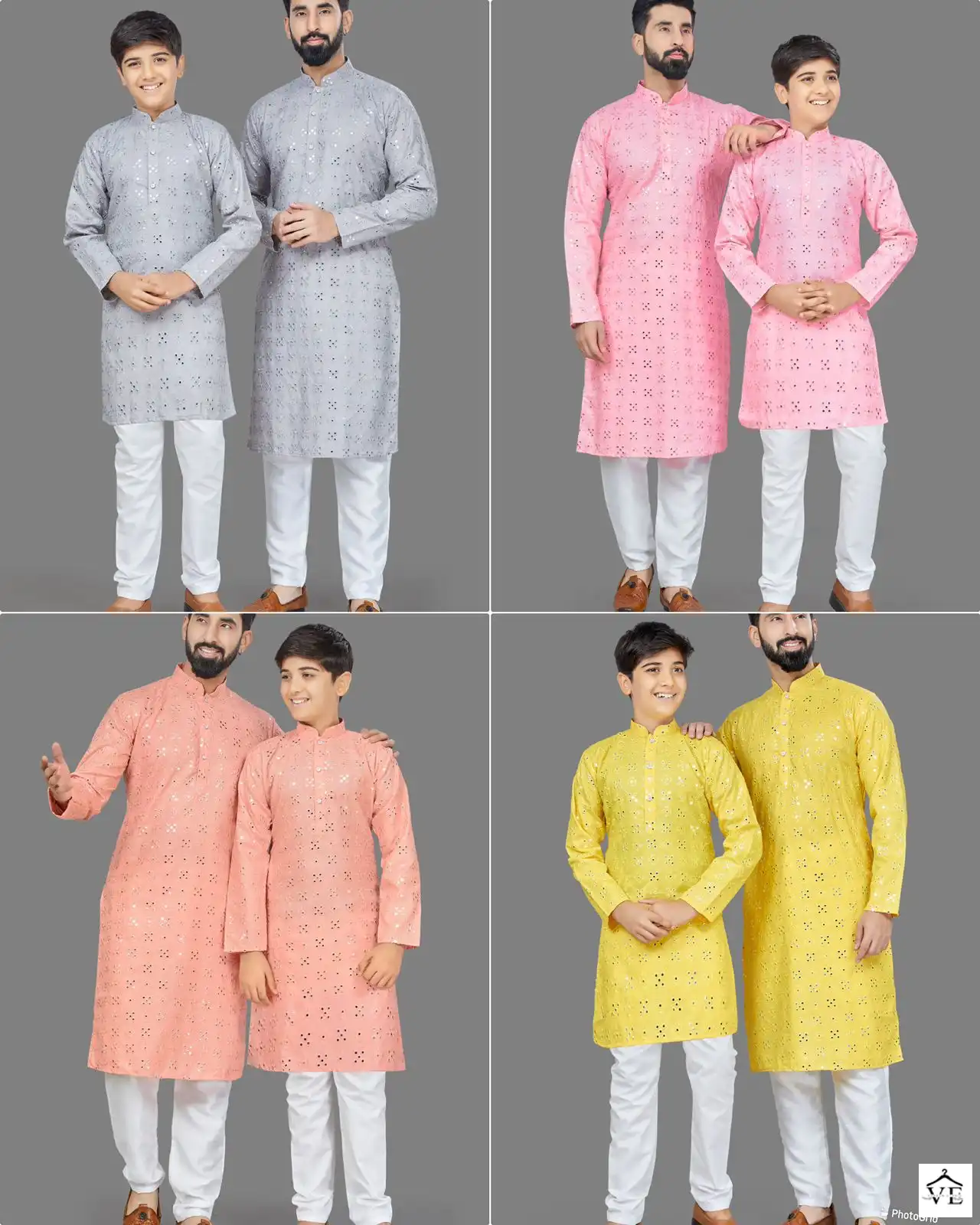 Outlook Combo Vol 1 Cotton Wholesale Kurta Pajama Catalog — Singles, MPA wholesale from Surat — view 17
