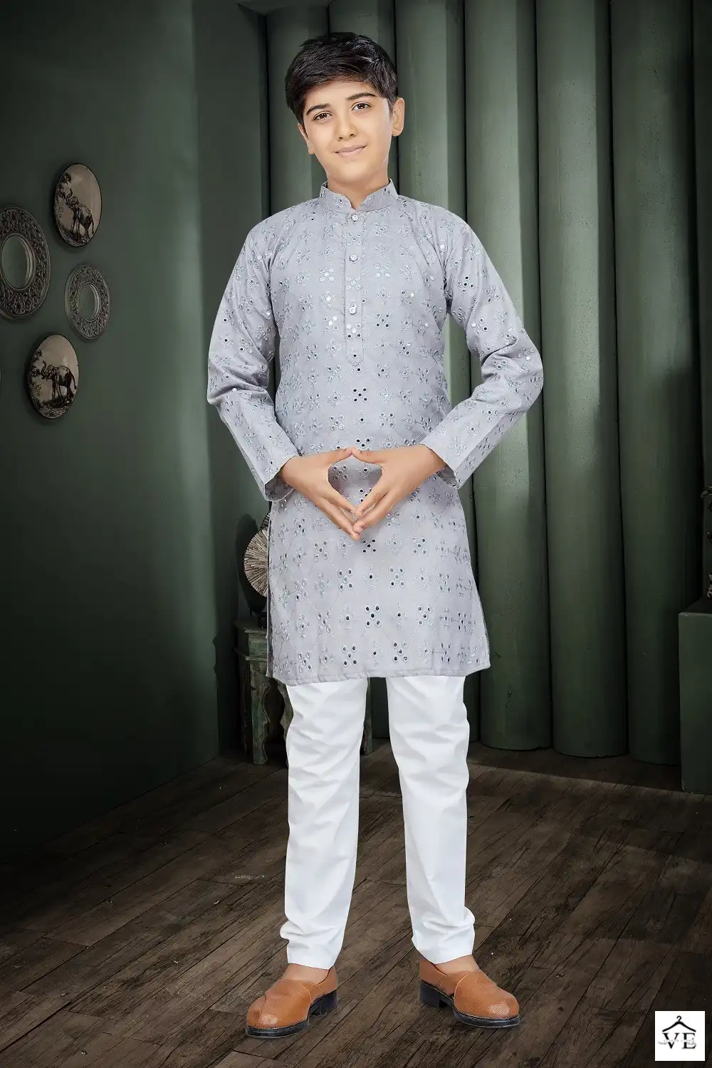 Outlook Combo Vol 1 Cotton Wholesale Kurta Pajama Catalog — Singles, MPA wholesale from Surat — view 2
