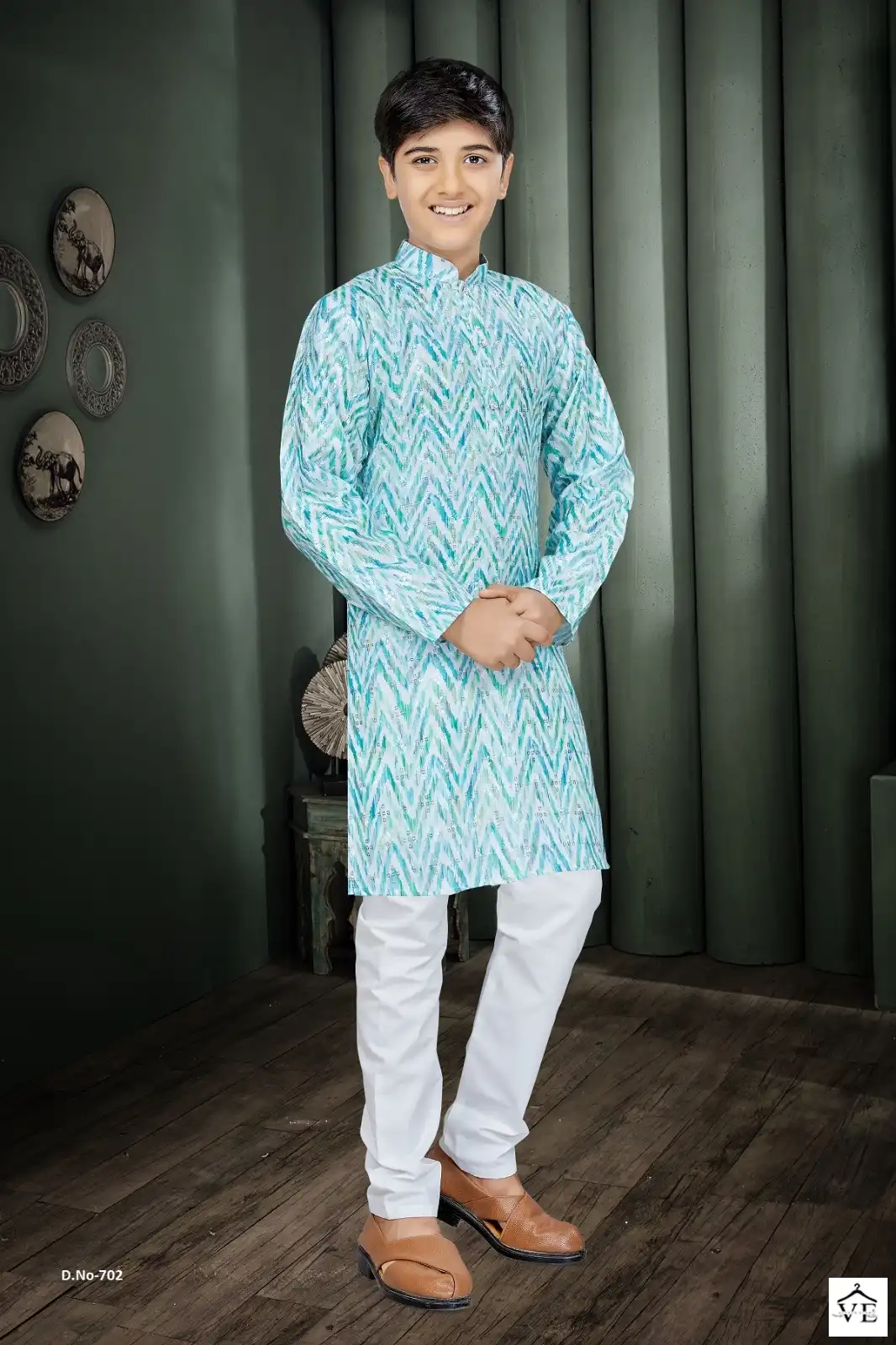 Outluk Kids Vol 7 Cotton Wholesale Kurta With Pajama Catalog — Singles, MPA wholesale from Surat — view 3