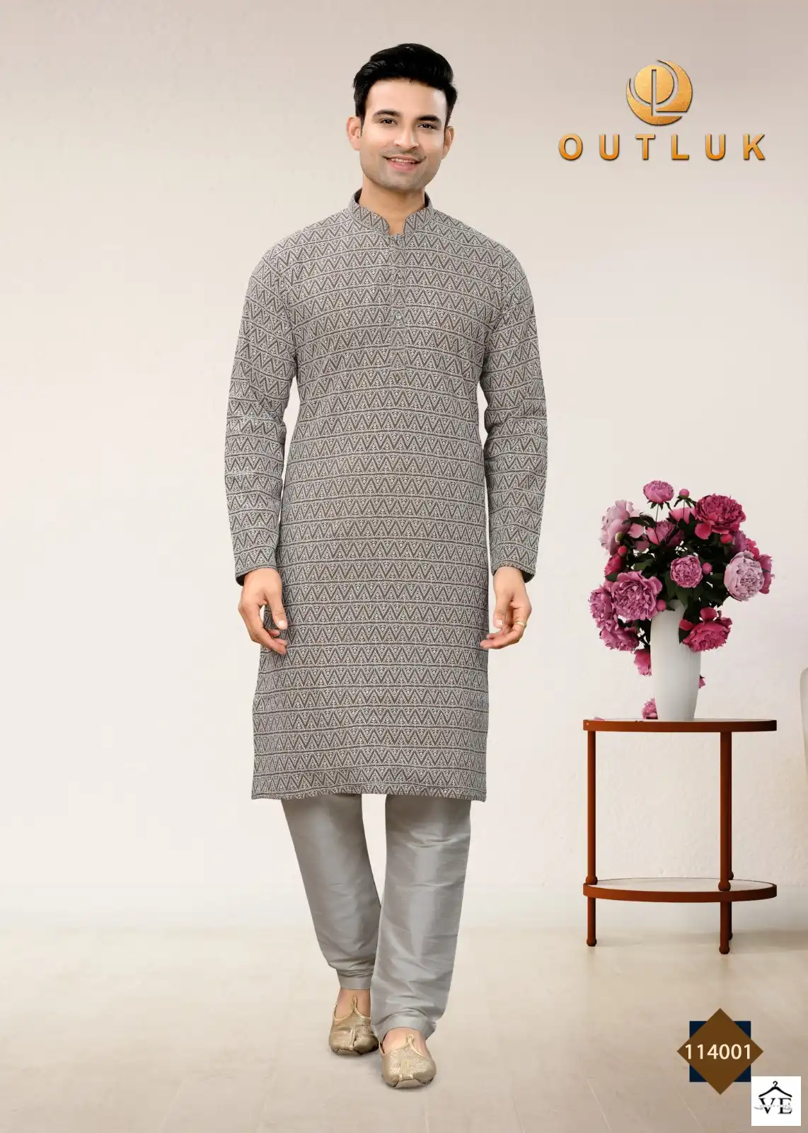 Vardan Ethnic Outluk Vol 114 Georgette Wholesale Kurta With Pajama Catalog — Singles, MPA wholesale from Surat — view 2