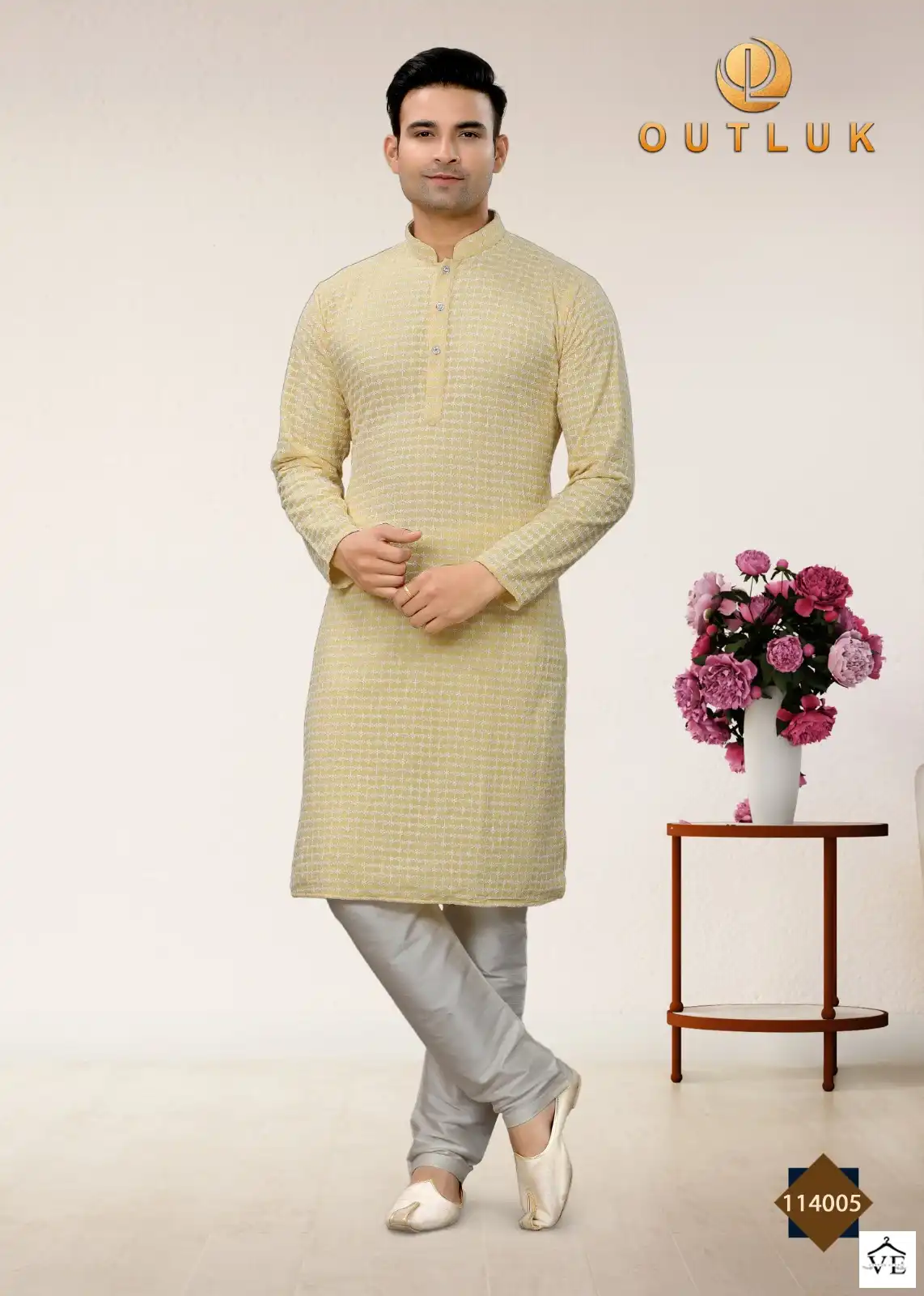 Vardan Ethnic Outluk Vol 114 Georgette Wholesale Kurta With Pajama Catalog — Singles, MPA wholesale from Surat — view 4
