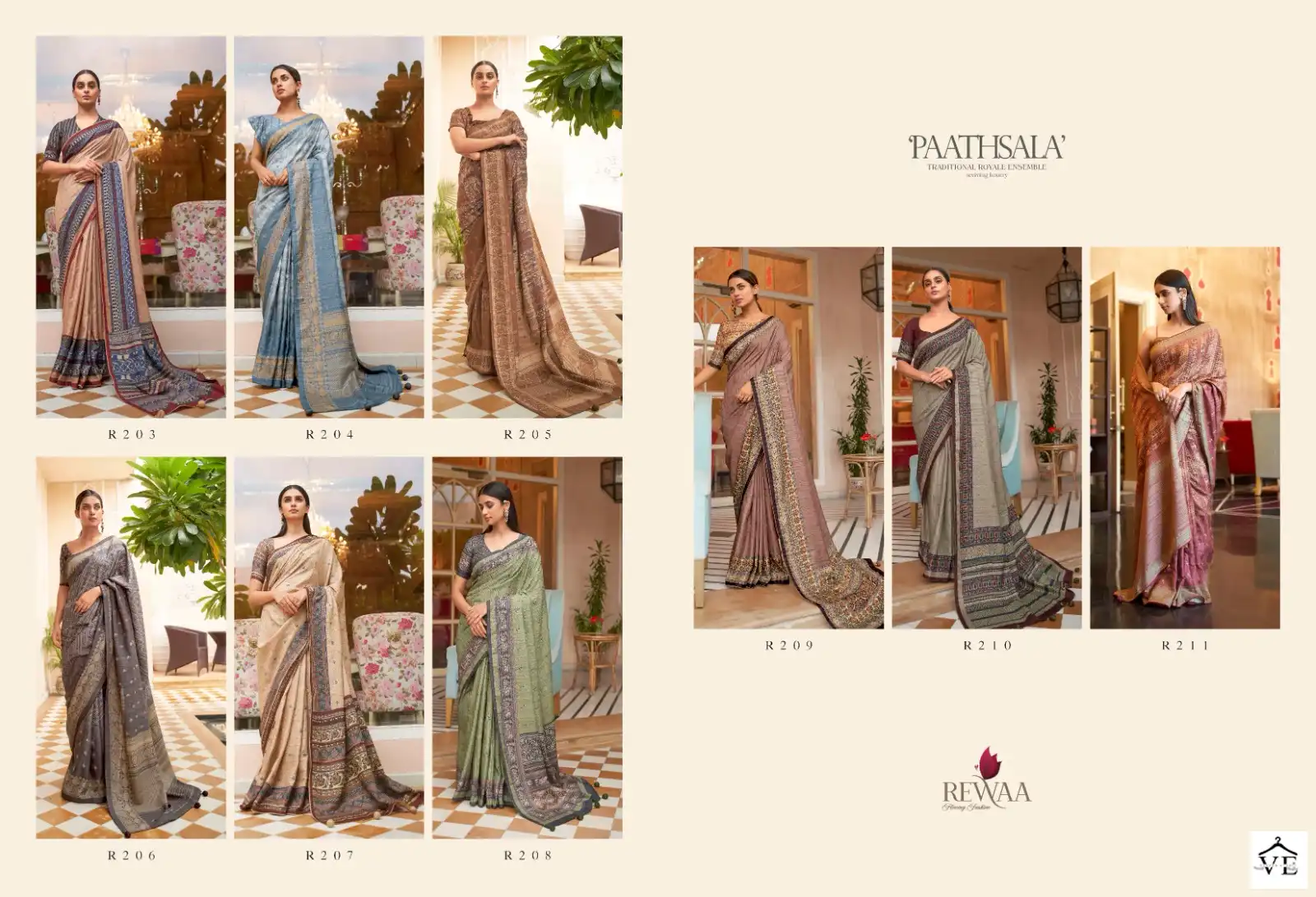 Rewaa Paathshala Soft Khadi Silk Wholesale Sarees Catalog - Image 10