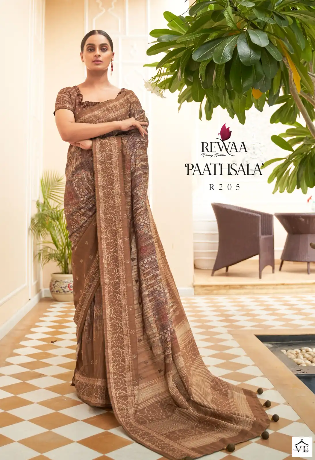 Rewaa Paathshala Soft Khadi Silk Wholesale Sarees Catalog - Image 3