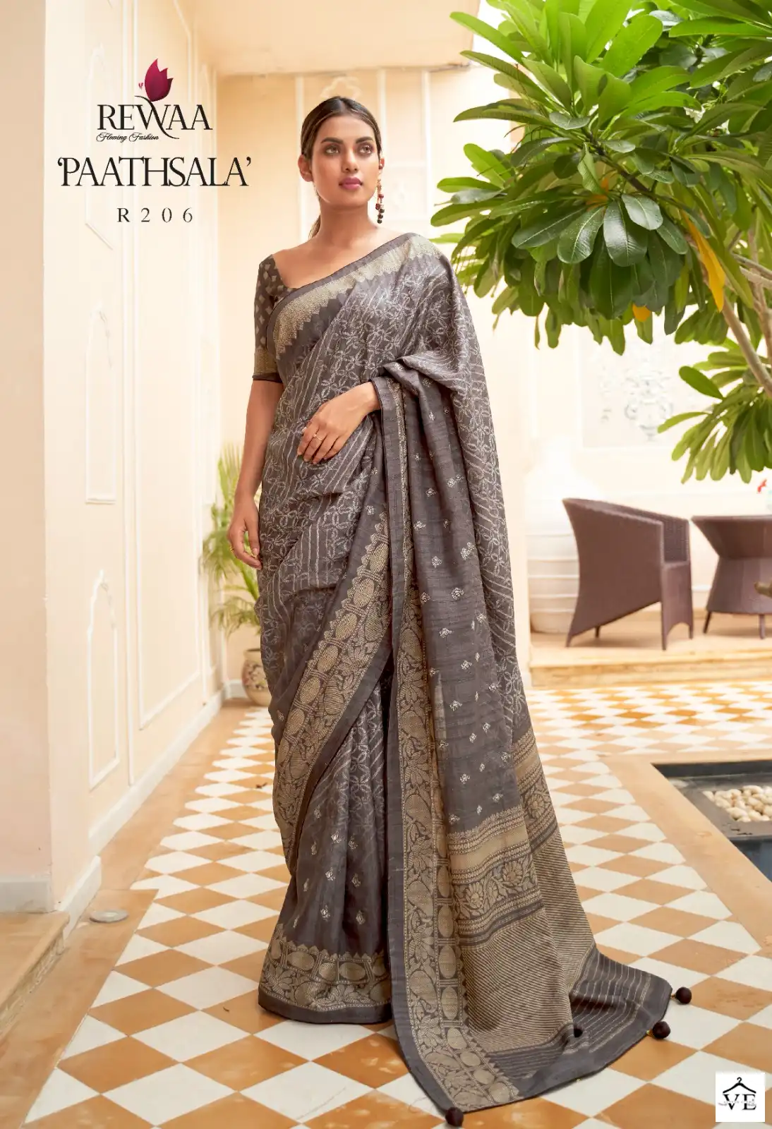 Rewaa Paathshala Soft Khadi Silk Wholesale Sarees Catalog - Image 5