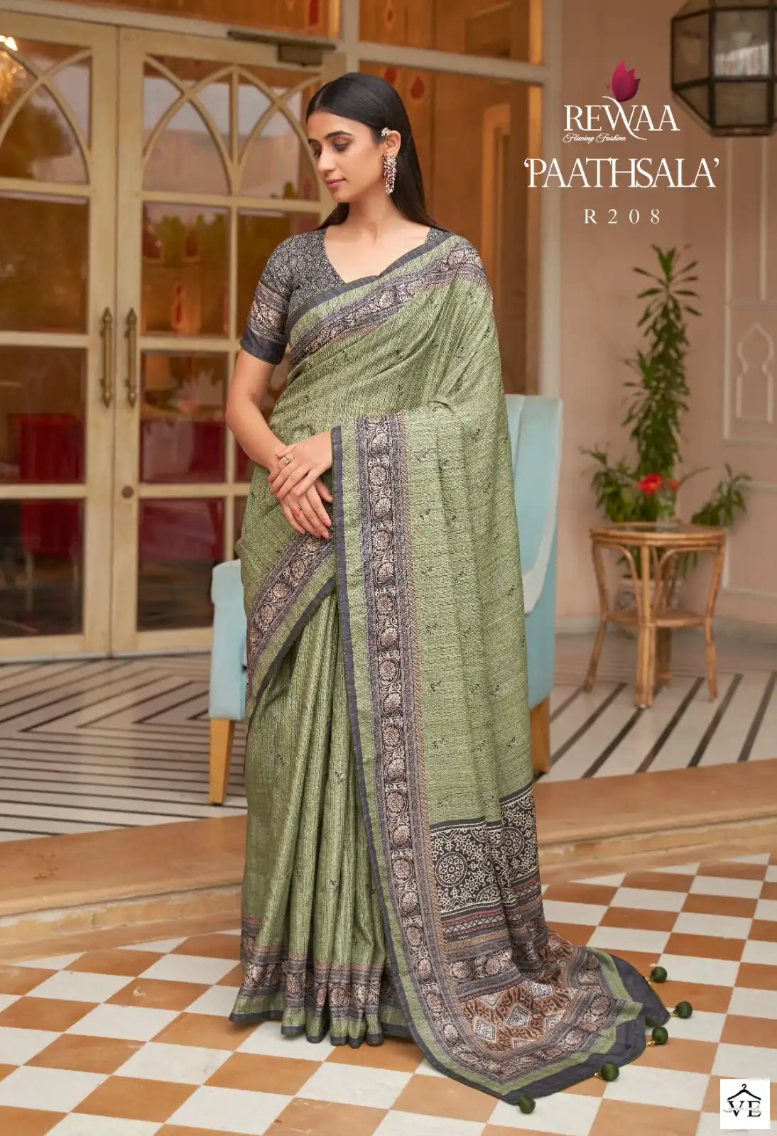 Rewaa Paathshala Soft Khadi Silk Wholesale Sarees Catalog - Image 6