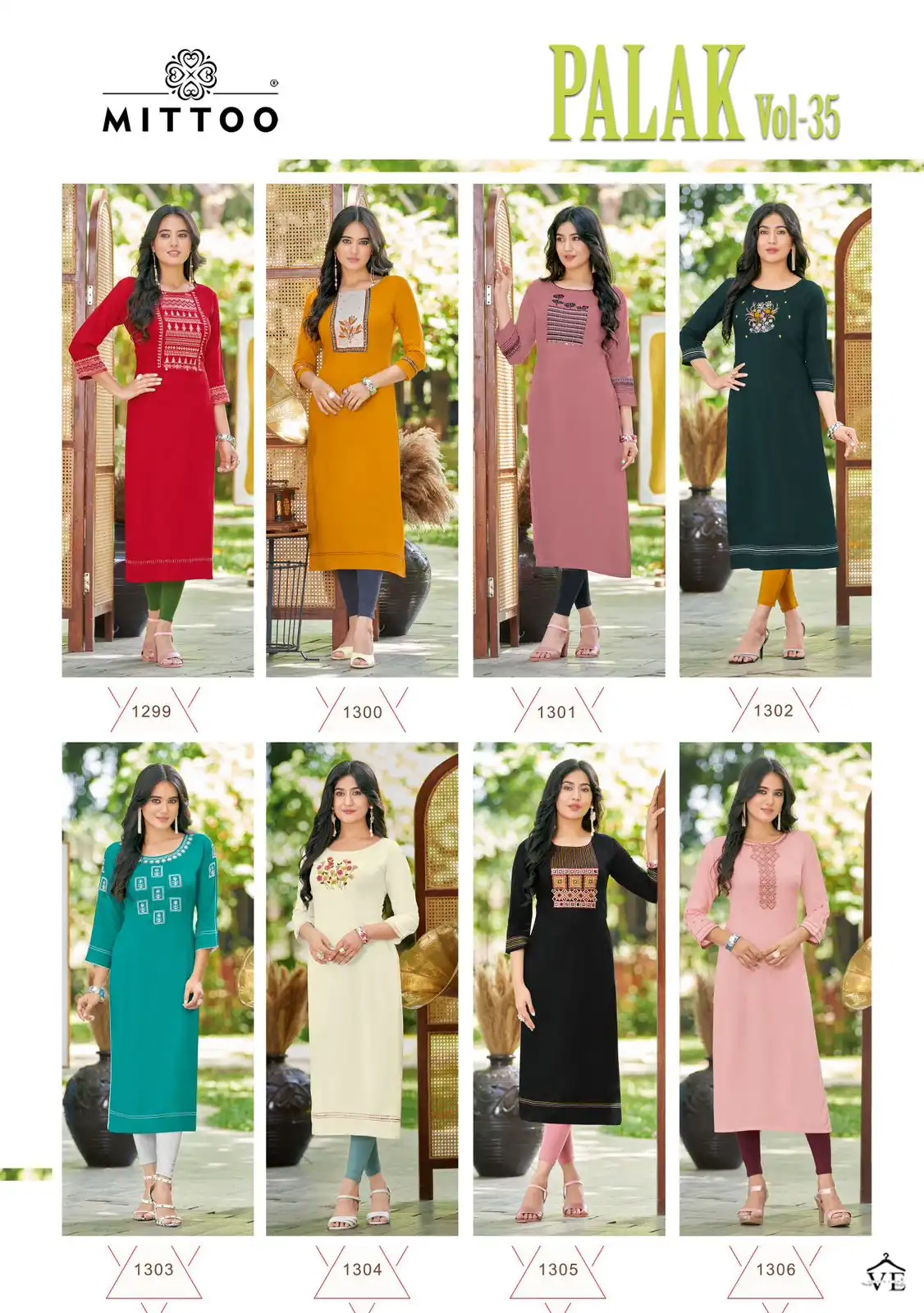Mittoo Palak Vol 35 Heavy Rayon Wholesale Kurtis Catalog — Wholesale Kurtis, Mittoo wholesale from Surat — view 9