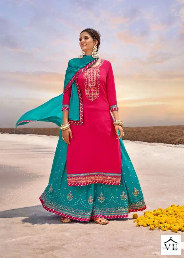 Vardan Ethnic Panihari Vol 3 Airjet Rayon Wholesale Readymade Salwar Suit Catalog — Wholesale Salwar Suits, MPA wholesale from Surat - Gallery Image 3