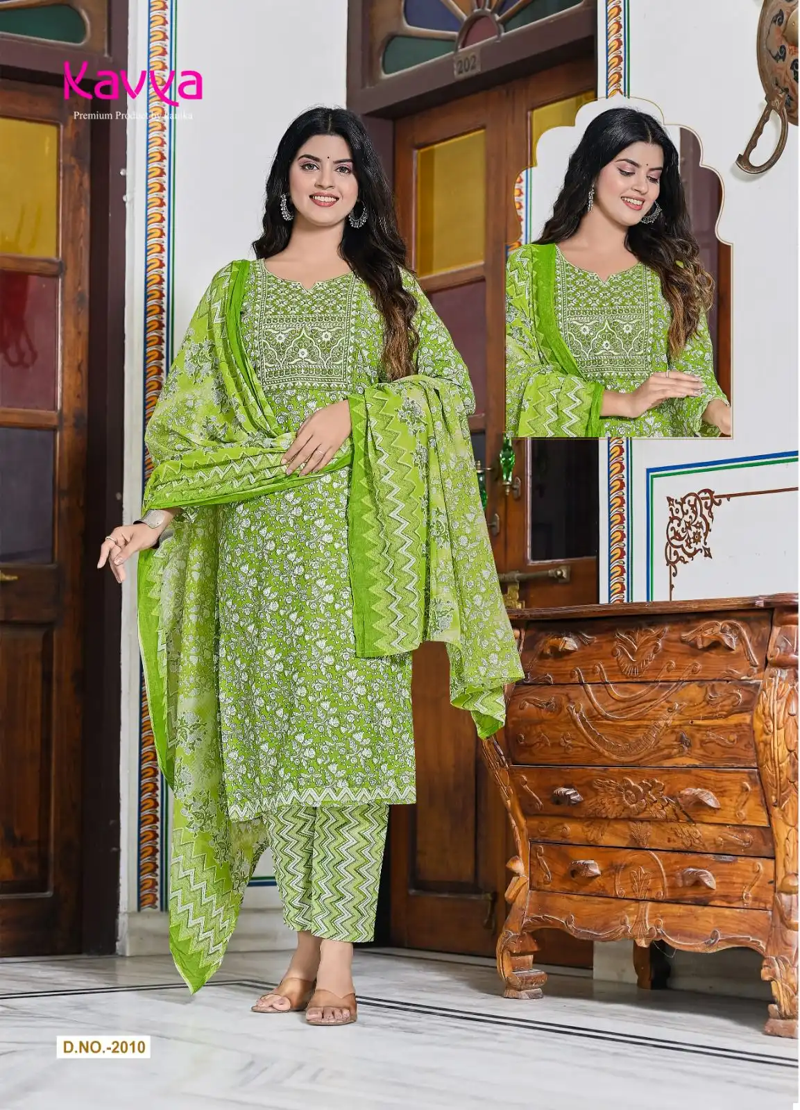 Kavya Pashmina Vol 2 Malaysian Cotton Wholesale Readymade Salwar Suit Catalog — Wholesale Salwar Suits, MPA wholesale from Surat - Gallery Image 5