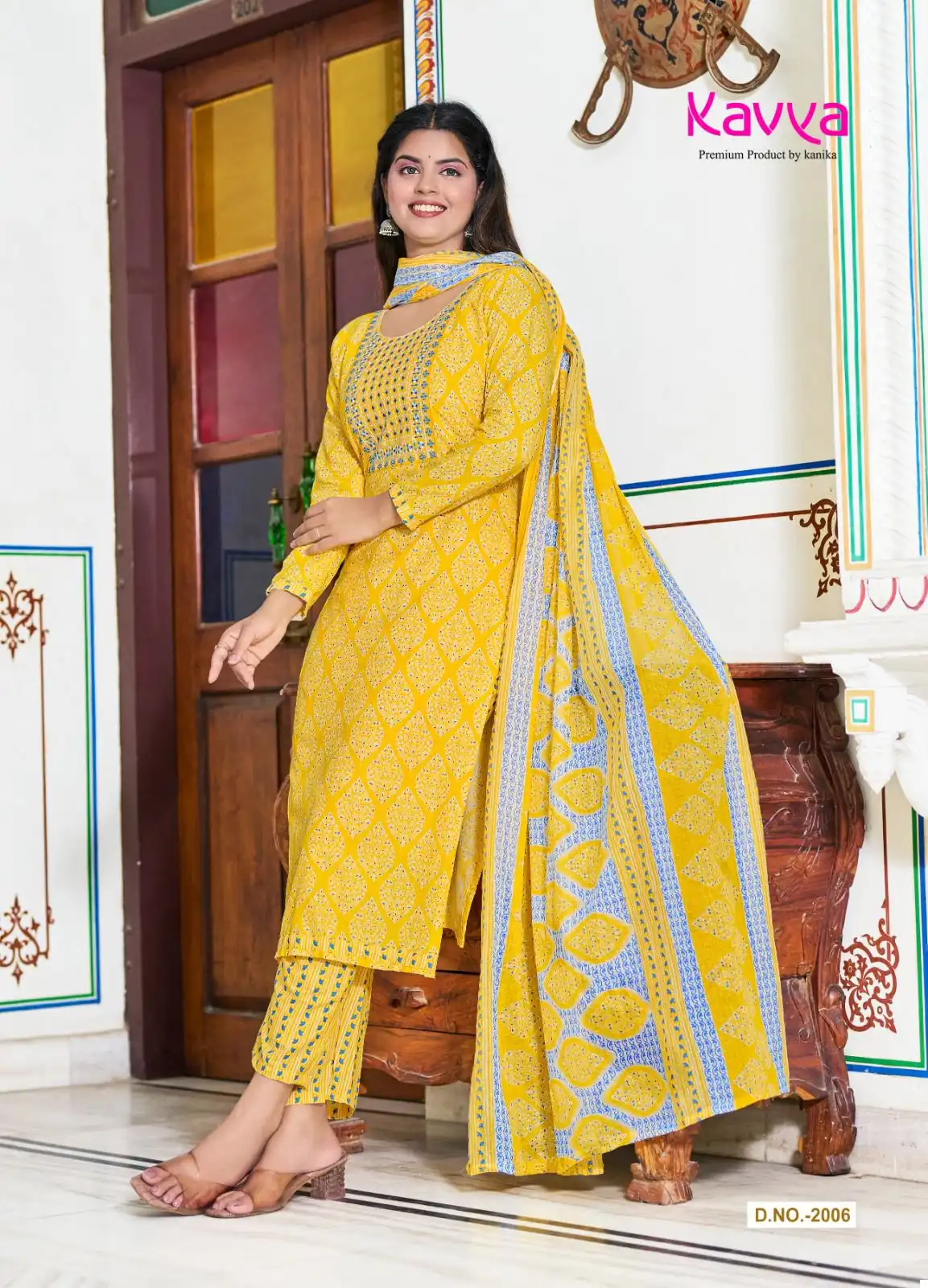 Kavya Pashmina Vol 2 Malaysian Cotton Wholesale Readymade Salwar Suit Catalog — Wholesale Salwar Suits, MPA wholesale from Surat - Gallery Image 8