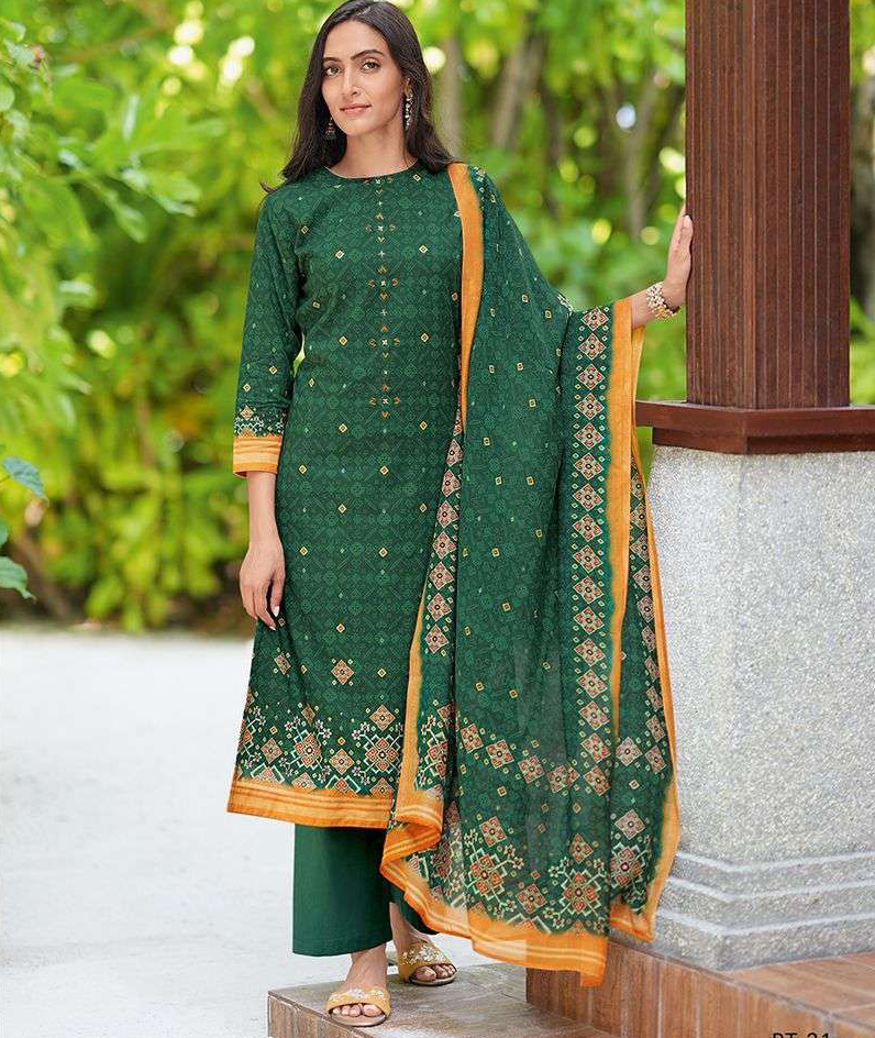 Varsha Patola Cotton Wholesale Designer Salwar Suit Catalog — Wholesale Salwar Suits, Varsha wholesale from Surat — view 1