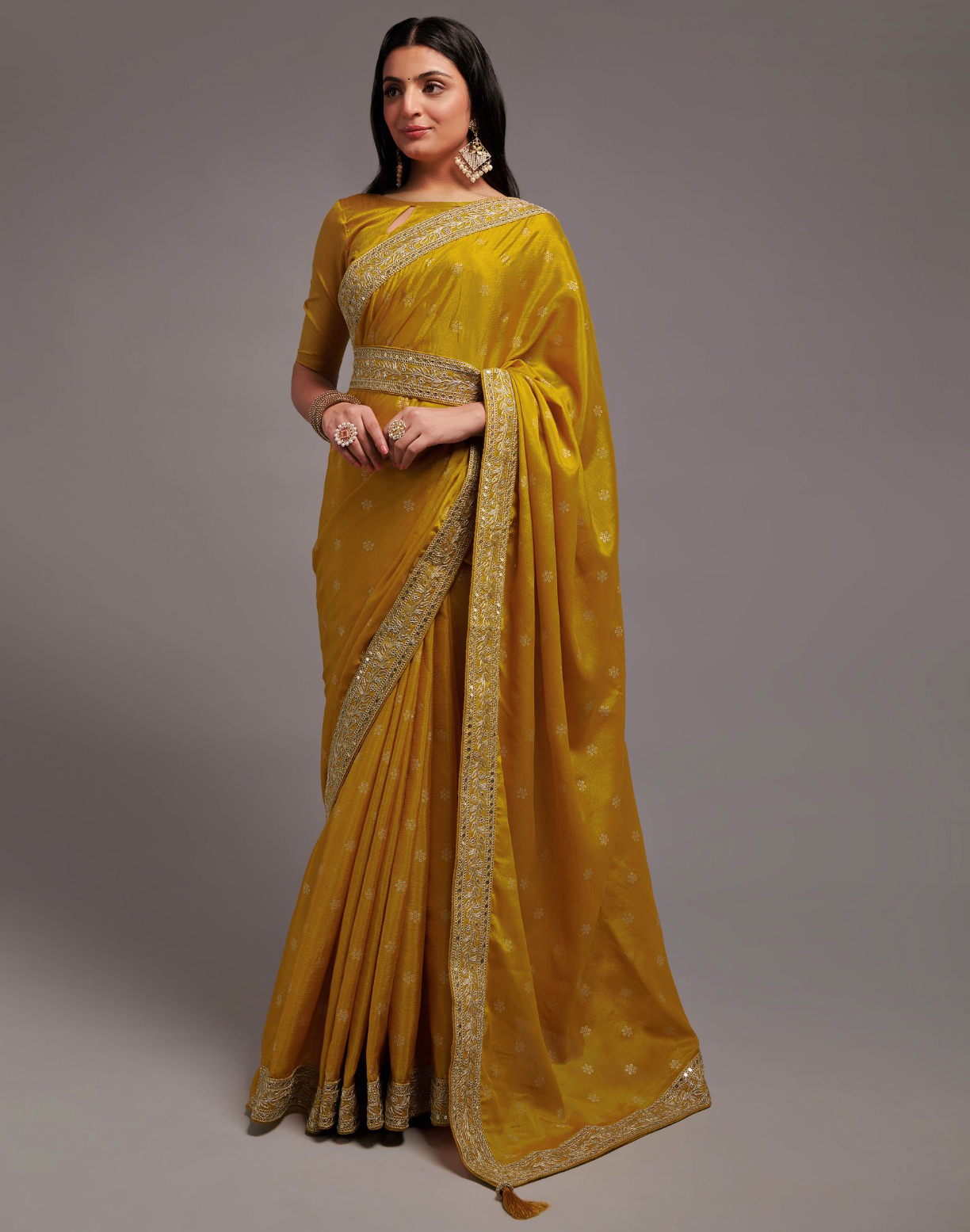 Pc Silki Vol 21 Chinnon Wholesale Fancy Sarees Catalog — Wholesale Sarees, MPA wholesale from Surat - Gallery Image 3