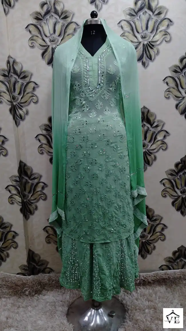 Vardan Ethnic Pick &Choose Viscose Georgette Wholesale Readymade Suits Size Set Catalog — Wholesale Salwar Suits, MPA wholesale from Surat - Gallery Image 4