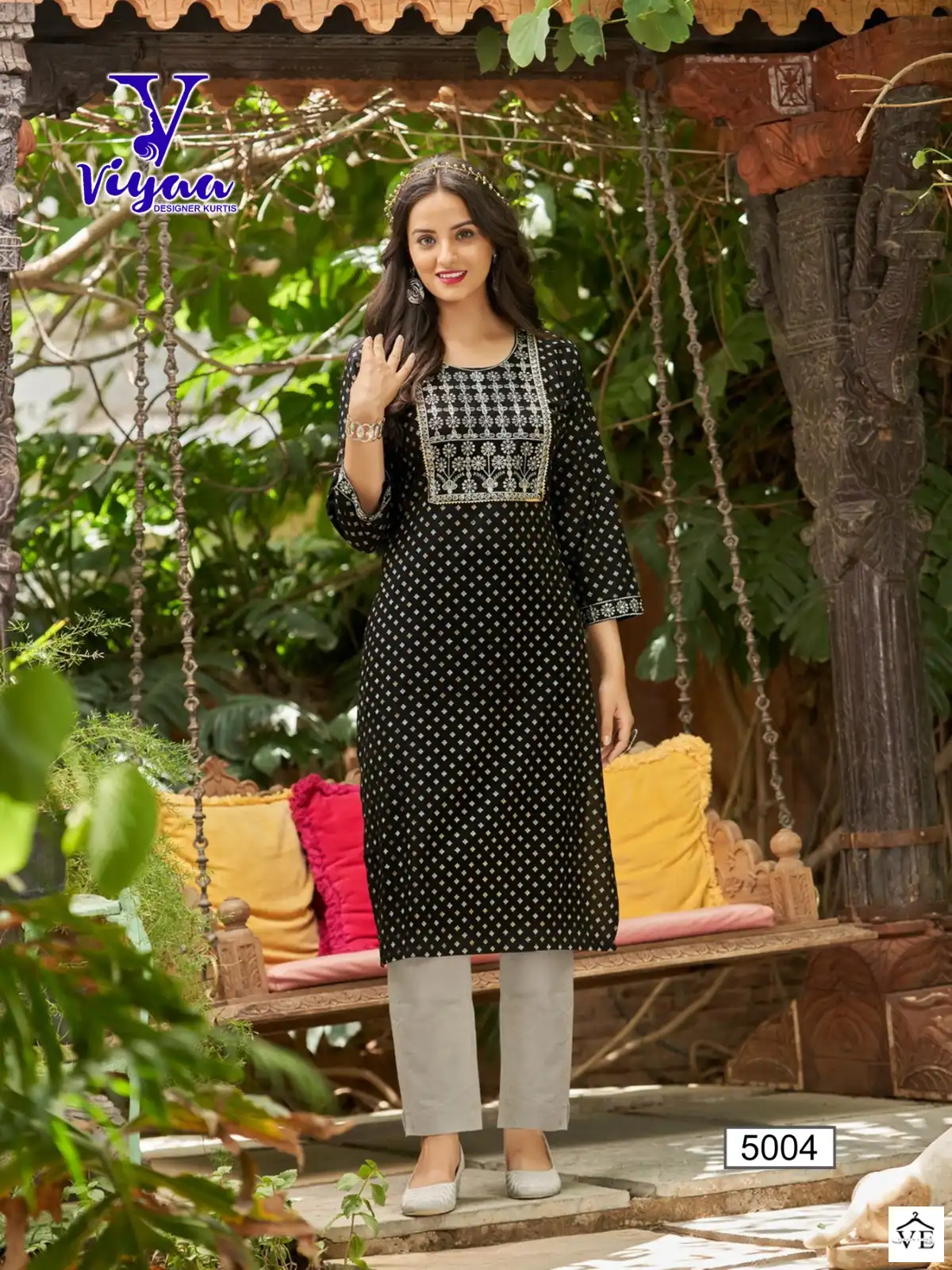 Viyaa Poshak V5 Pure 14 Kg Rayon Wholesale Kurtis Catalog — Wholesale Kurtis, MPA wholesale from Surat - Gallery Image 8