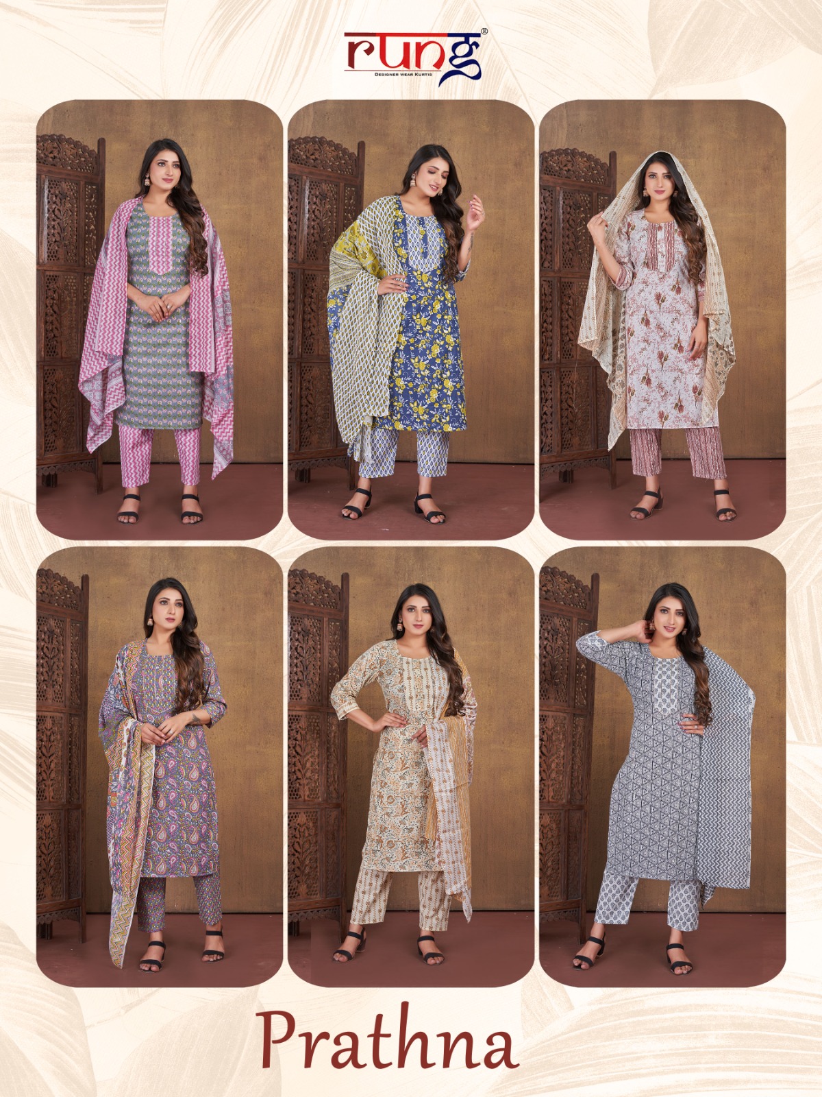 Rung Prarthna Heavy Cotton Print Wholesale Readymade Salwar Suit Catalog — Wholesale Salwar Suits, MPA wholesale from Surat — view 7