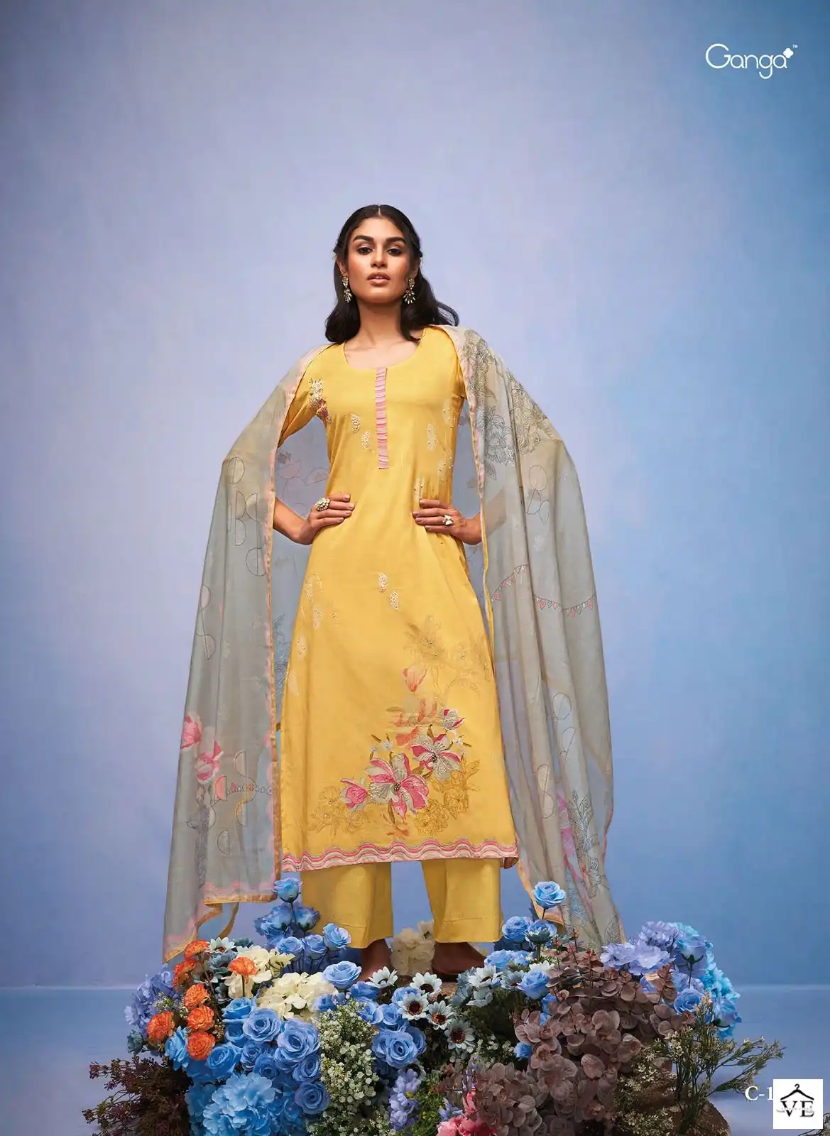 Ganga Pratiksha Premium Cotton Printed Wholesale Designer Salwar Suit Catalog — Wholesale Salwar Suits, Ganga wholesale from Surat - Gallery Image 3