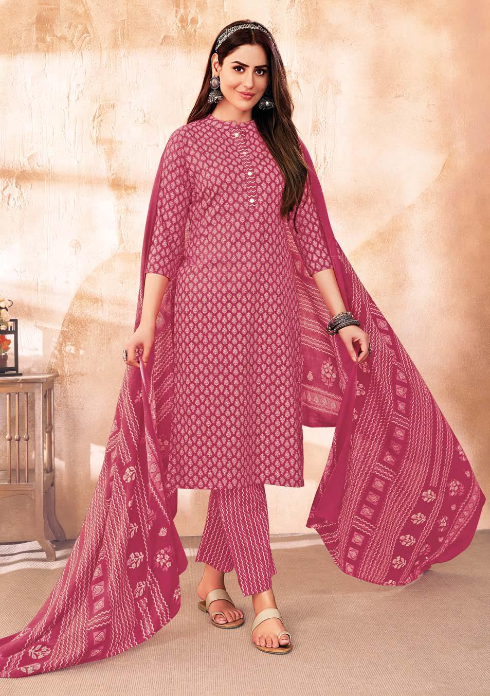 Suryajyoti Preyasi Vol 5 Cambric Wholesale Readymade Salwar Suit Catalog — Wholesale Salwar Suits, MPA wholesale from Surat — view 1